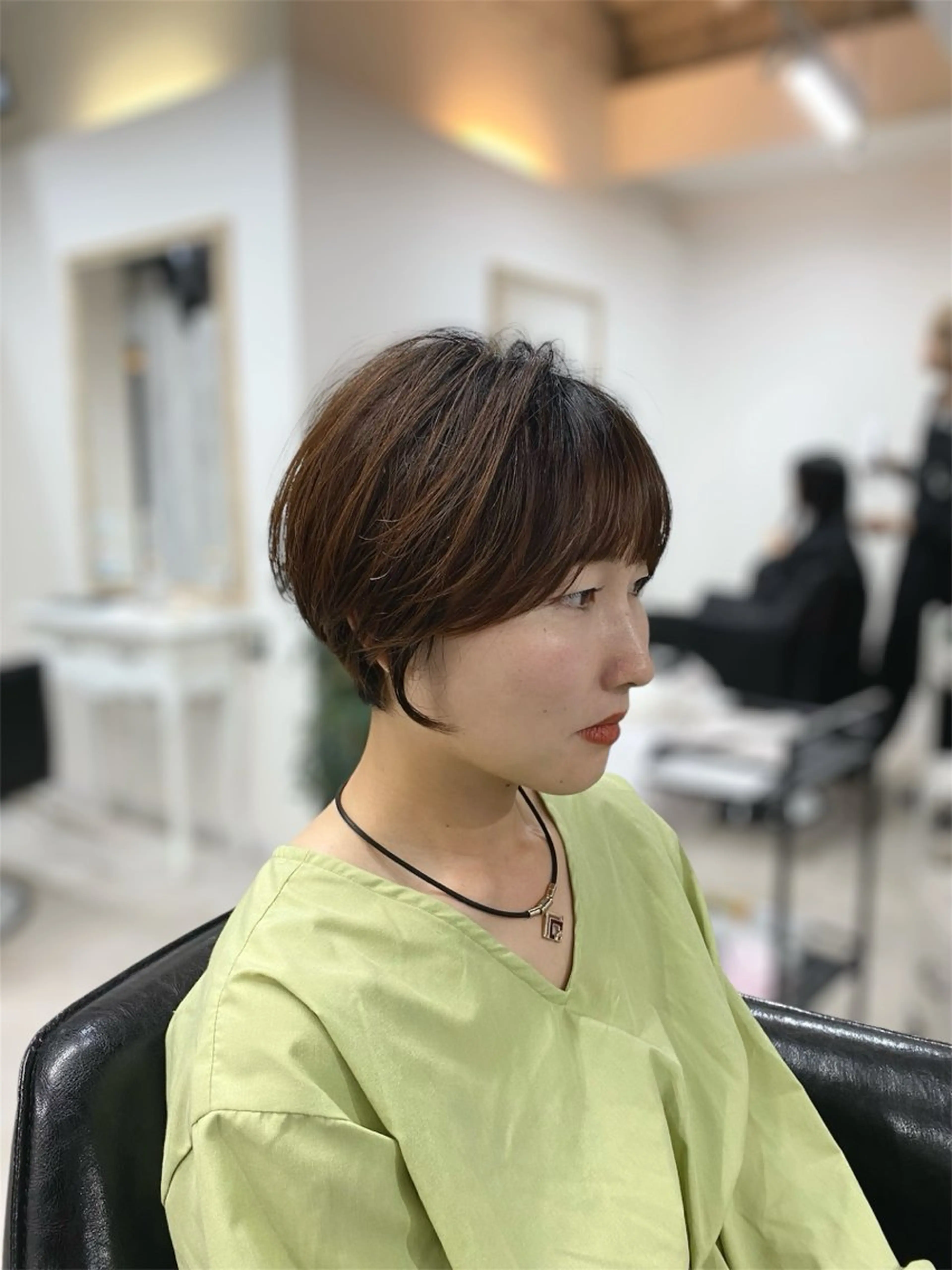 ショート 丸みショート ショートヘア ChLem所属・ショート✨レイヤー✨ 池田　慧太のヘアスタイル
