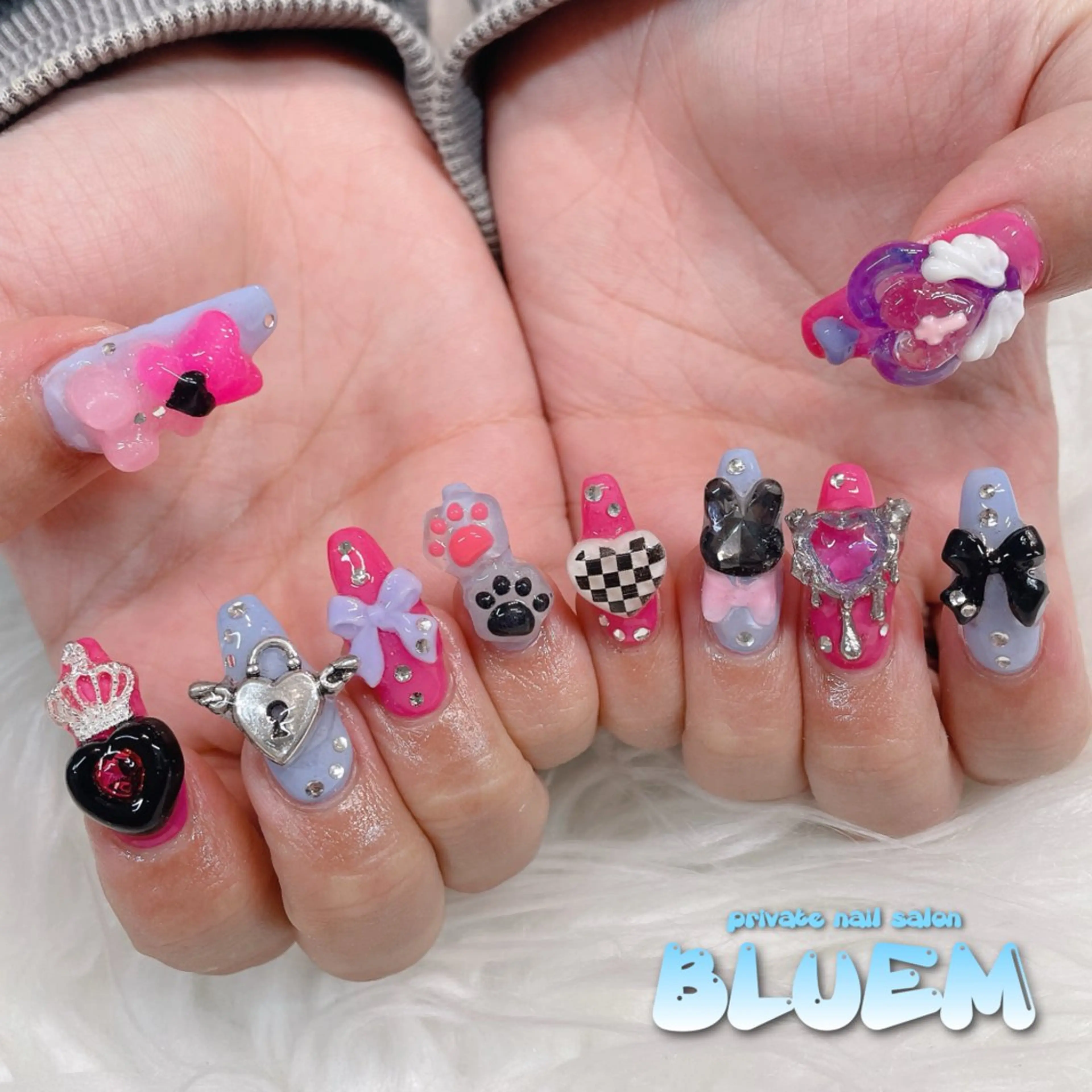 ネイル ハンドネイル ハンドケア BLUEM所属・BLUEM さやかのネイルデザイン