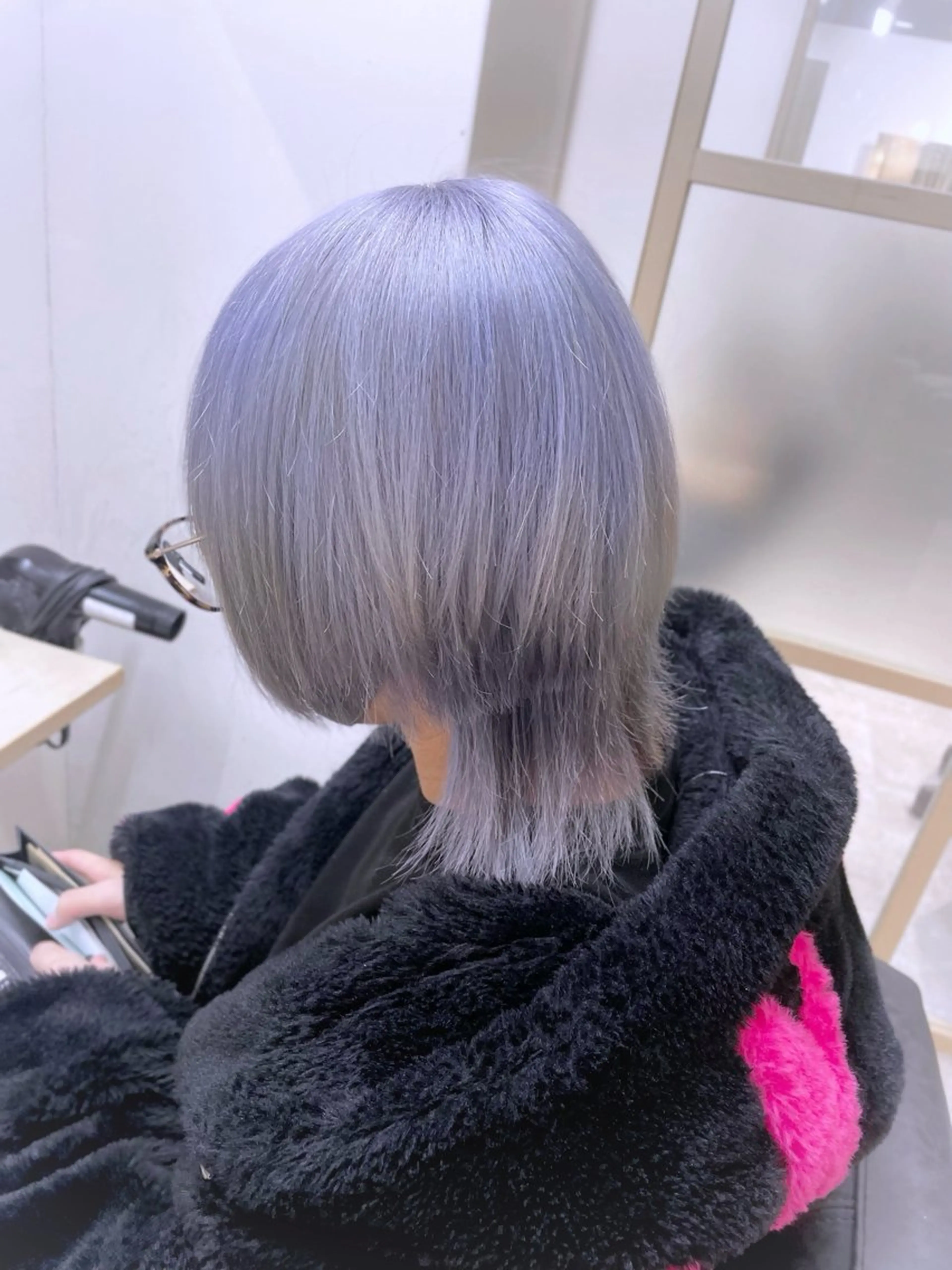 ミディアム カラー メンズ EMANON新宿南口所属・🦄中性ウルフ ☁️Shiori🦄のヘアスタイル