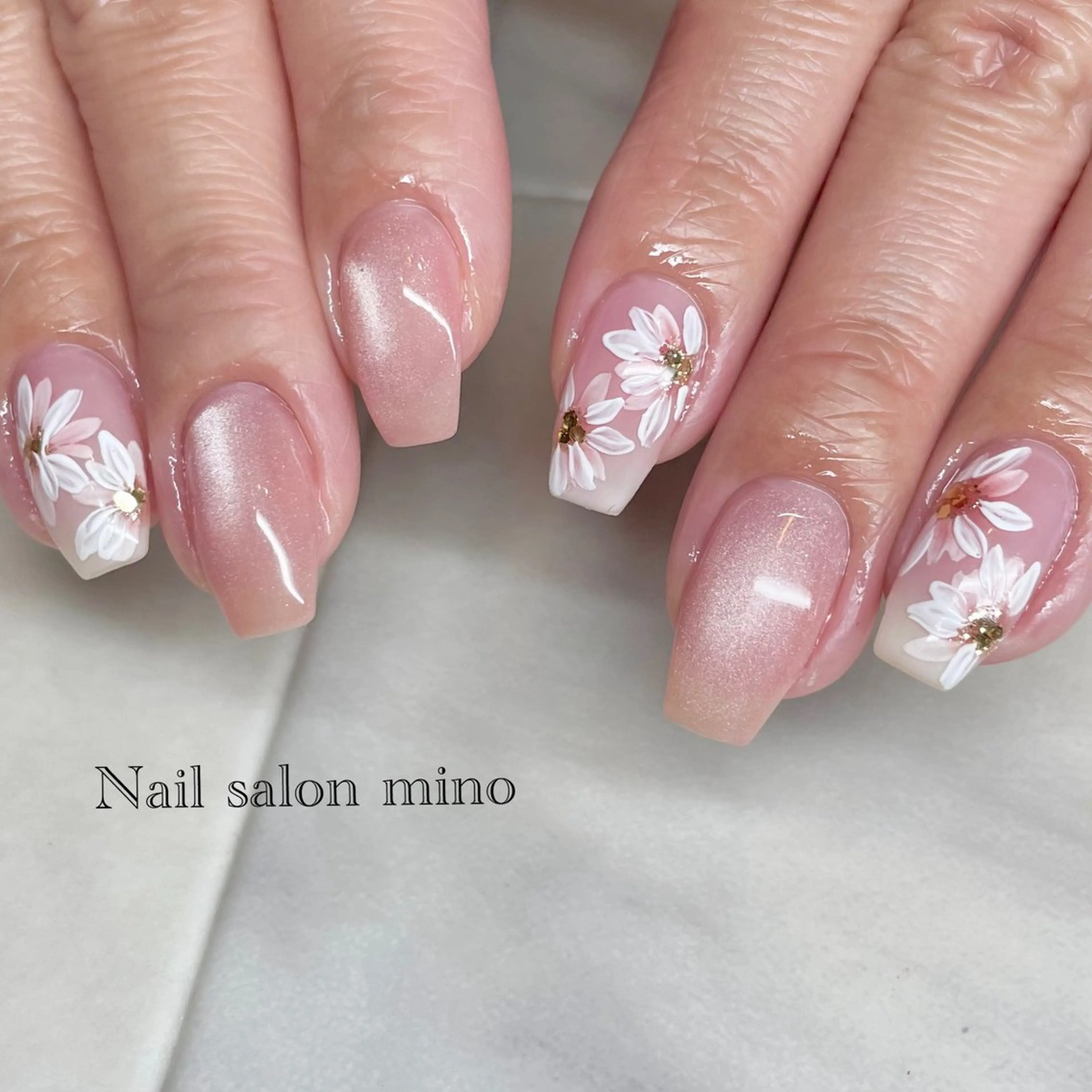 ネイル スカルプネイル ハンドネイル 三野　nail salon minoのネイルデザイン