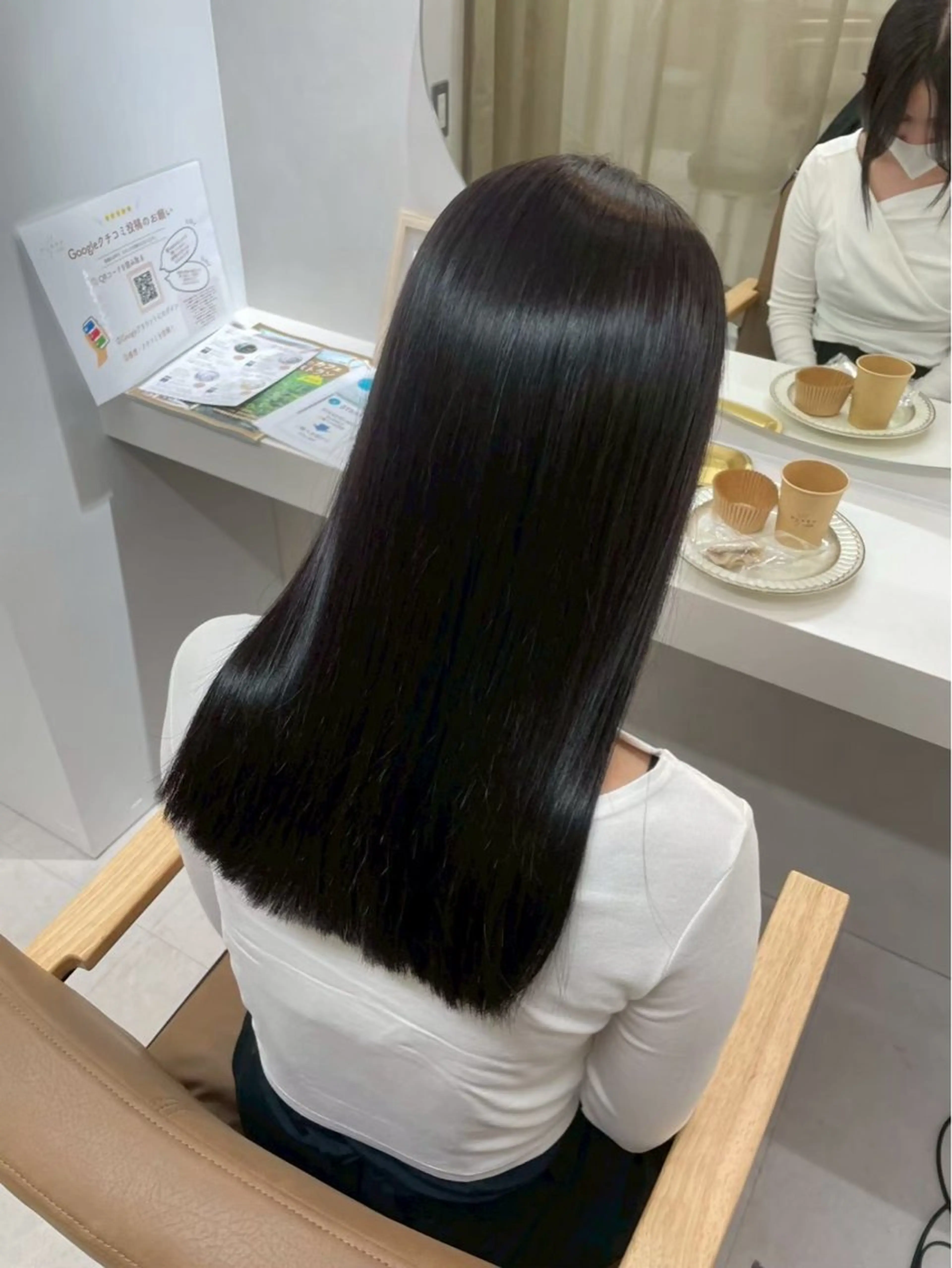 セミロング SLASHスラッシュ 古閑ななのヘアスタイル