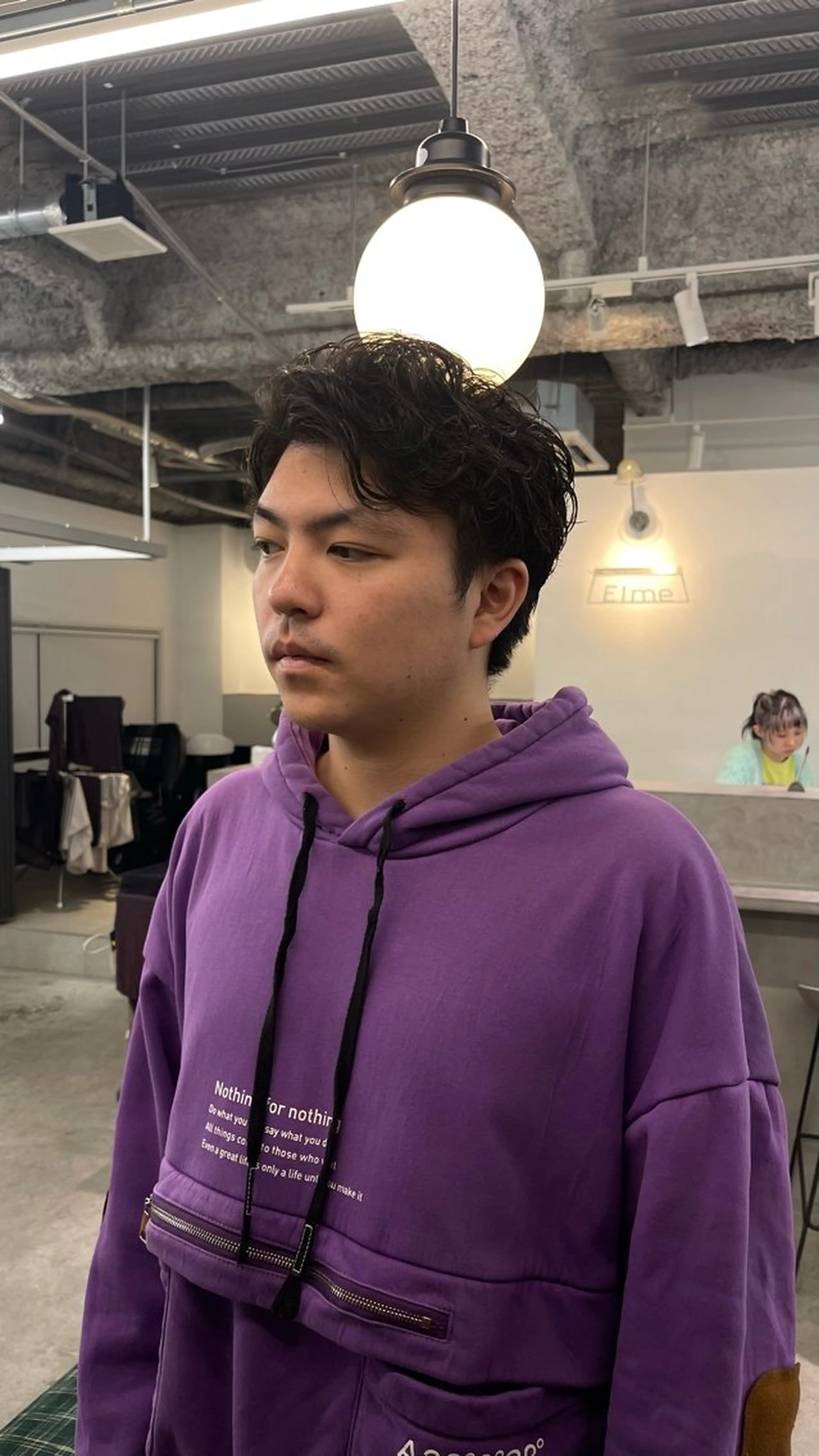 パーマ Elme所属・デビュー前割引中🔥 平口はのんのヘアスタイル