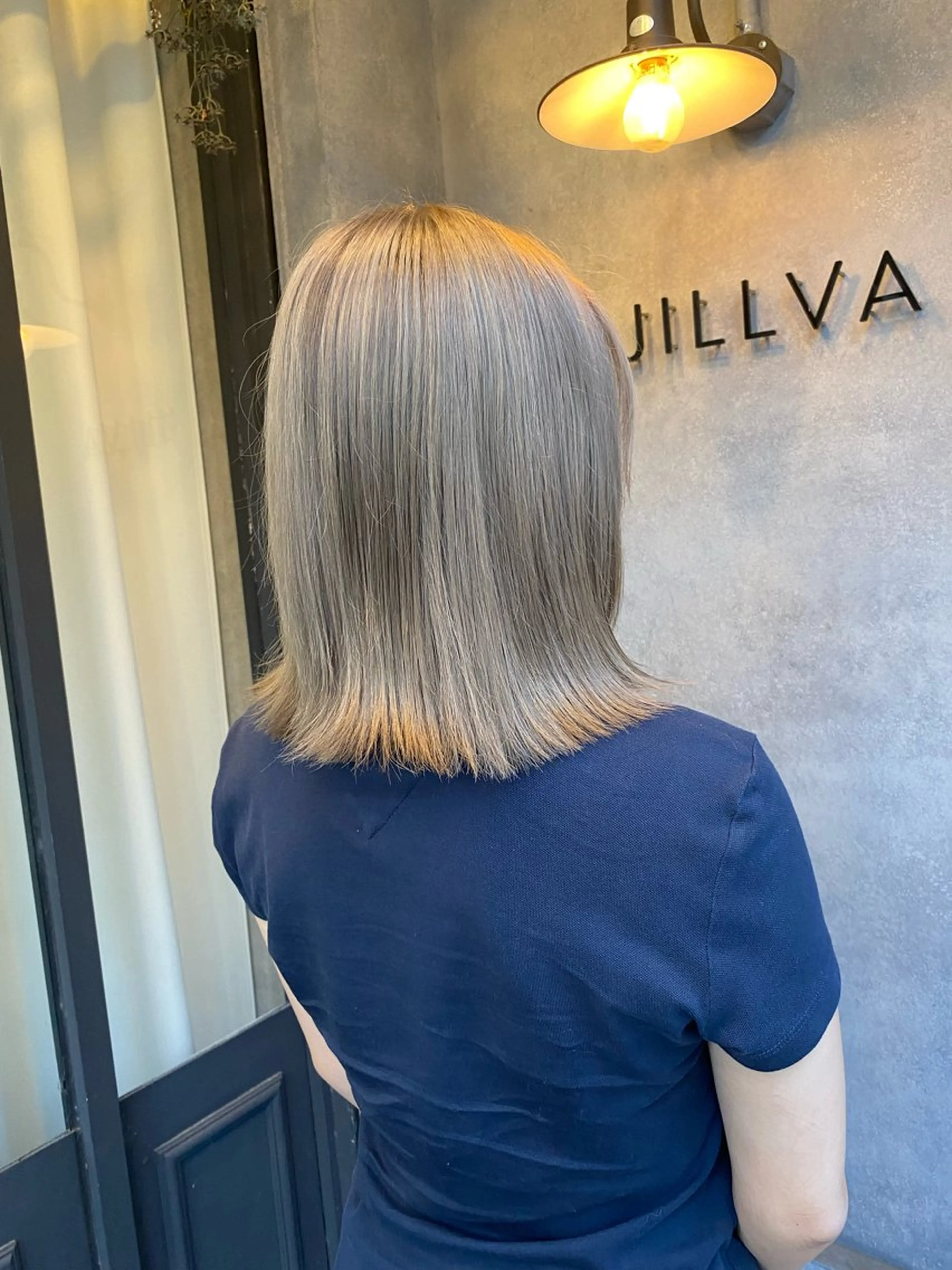 ミディアム カラー ブリーチ オレンジ シルバー 🫧透明感カラー 🫧 ジルバ清水南海のヘアスタイル