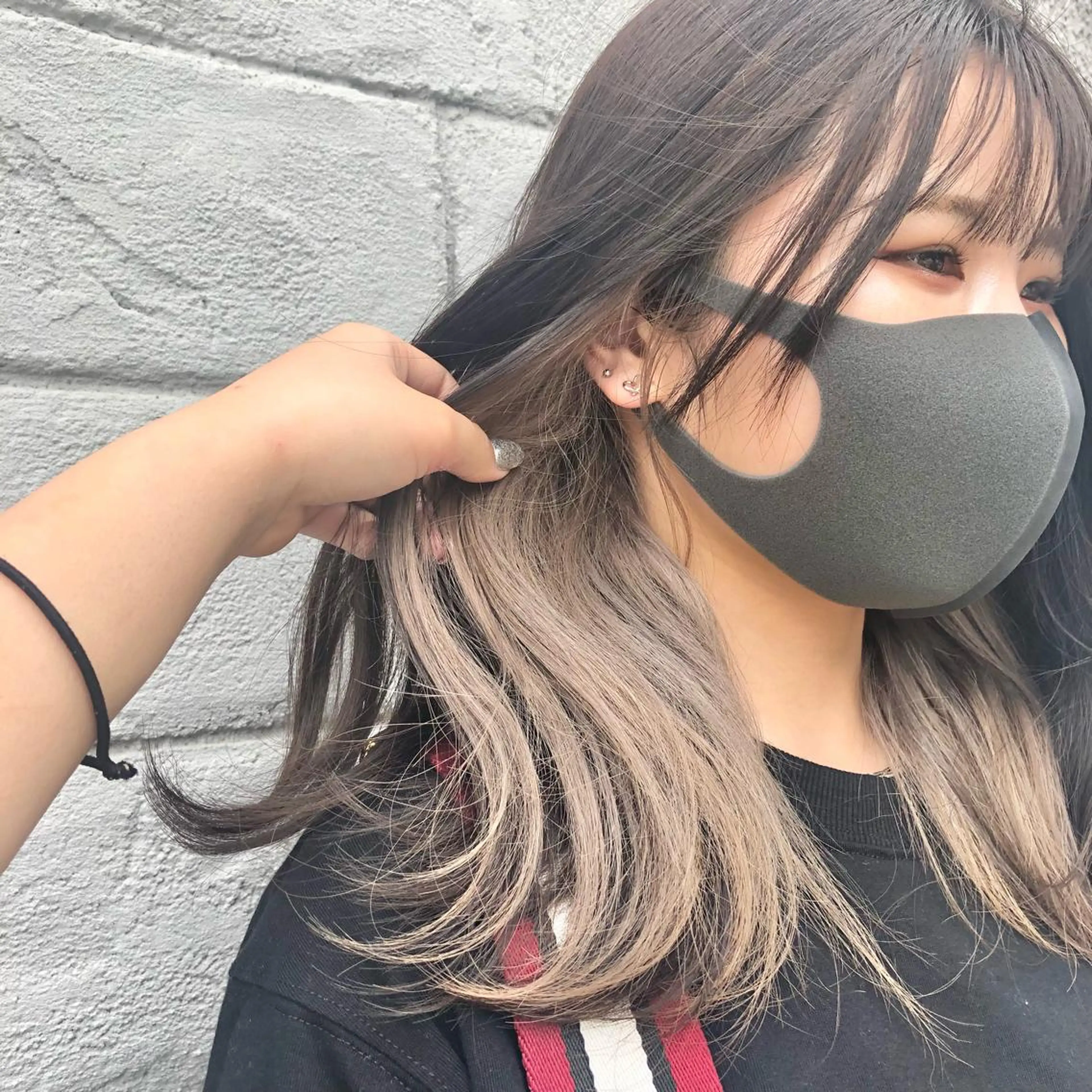 ロング カラー ヘアカラー トリートメント 🌐👽フクイ キララ🌎💎のヘアスタイル