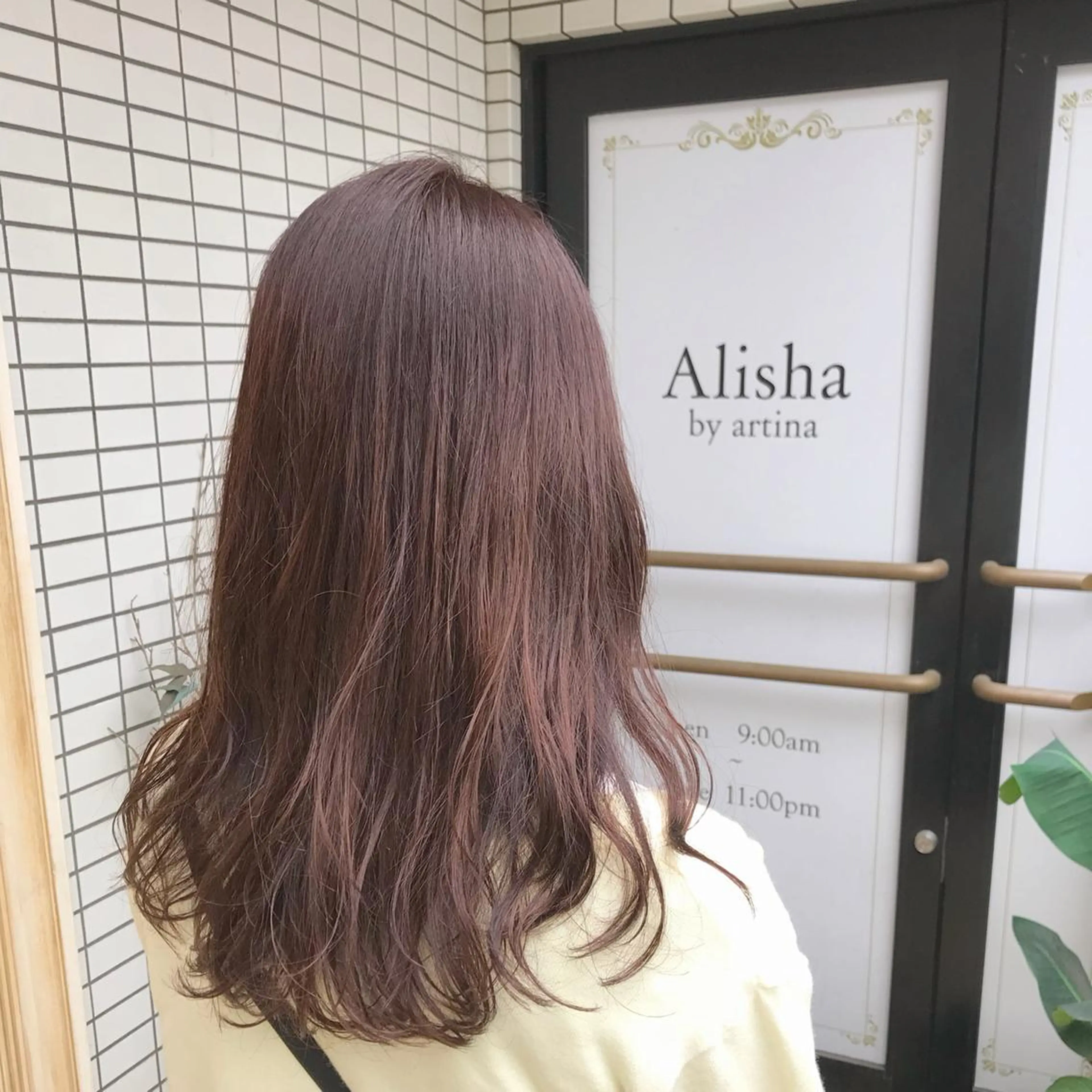 セミロング カラー 透明感カラー ピンクカラー シアーピンク Hair Salon JEUNESSE所属・【髪質改善】加藤 崇徳のヘアスタイル