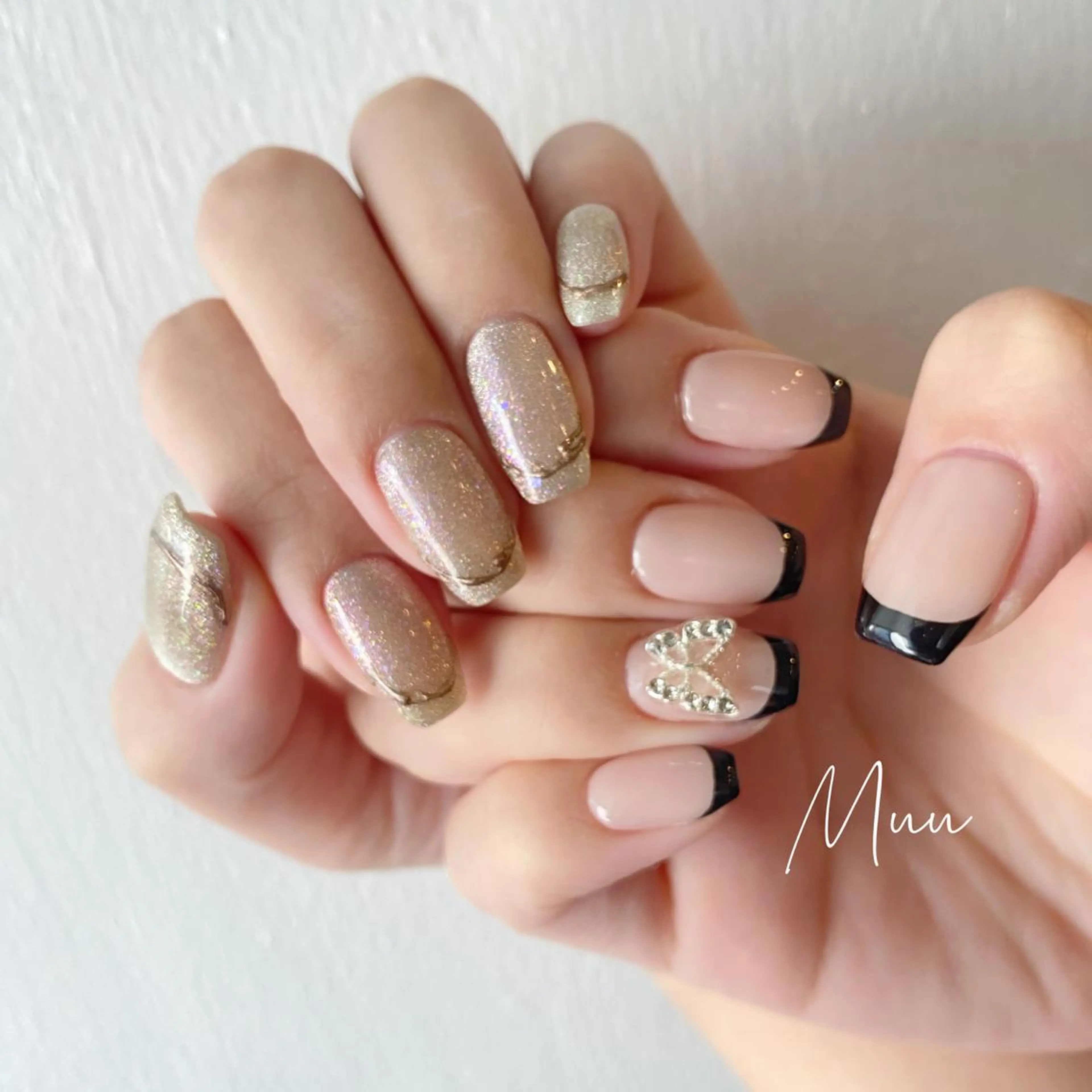 ミディアム ネイル マツエク・マツパ ハンドネイル apopi's所属・apopis＊ close23:00のネイルデザイン