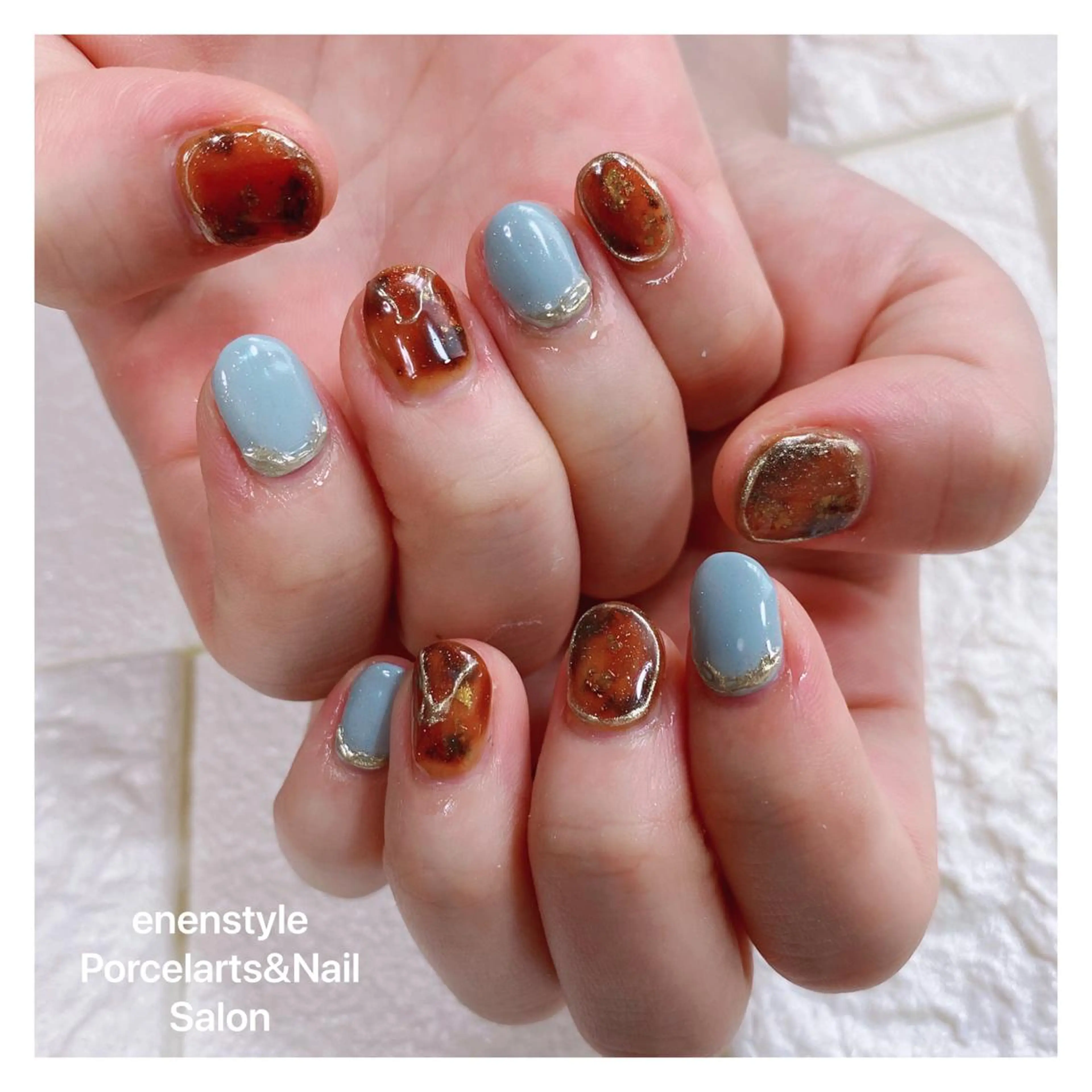 ミディアム ネイル ハンドネイル 👑enen style👑のネイルデザイン