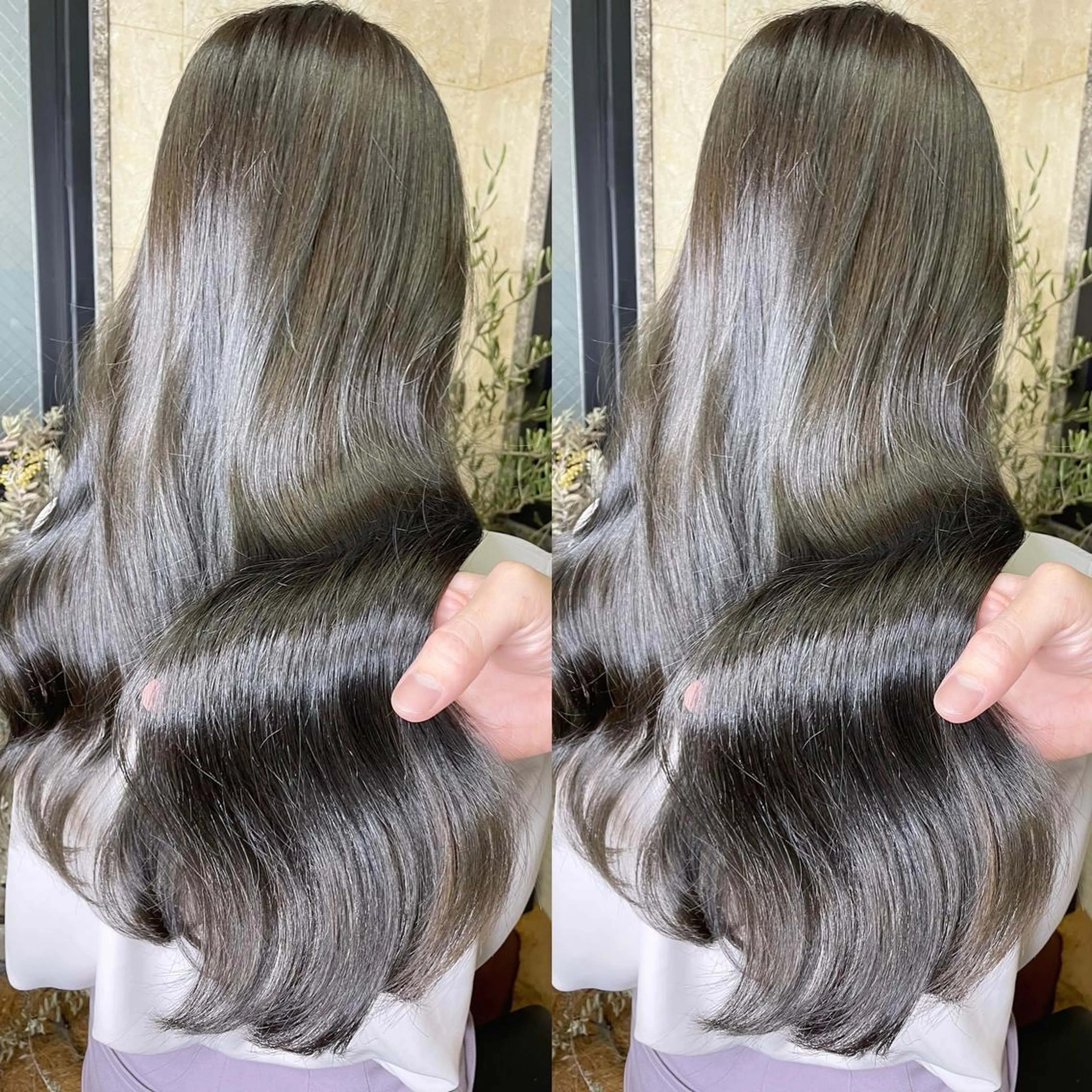 ロング カラー 色気グレージュ 🤍kosuke🤍のヘアスタイル