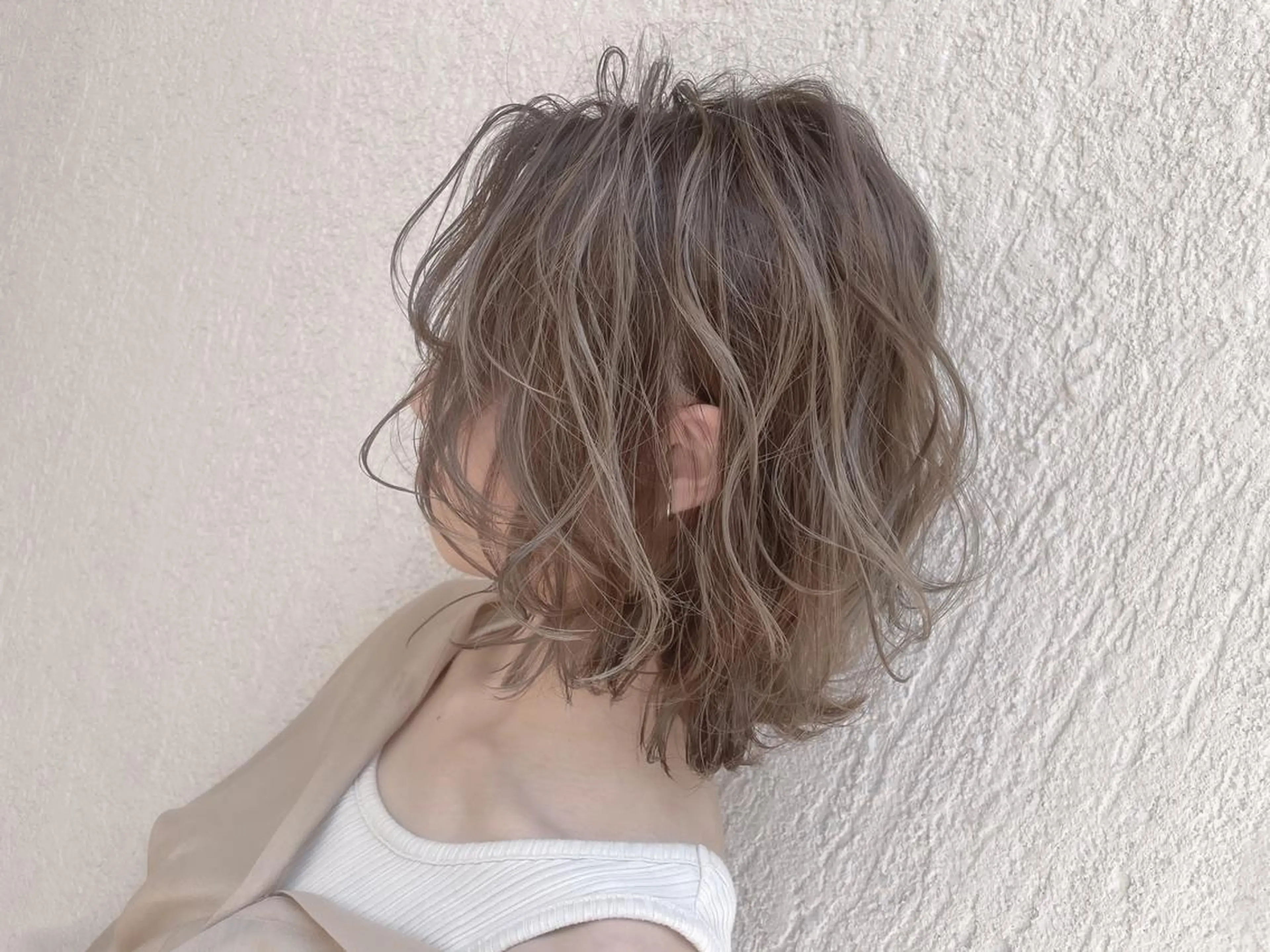 ミディアム カラー ヘアカラー ba-boo 広島のヘアスタイル