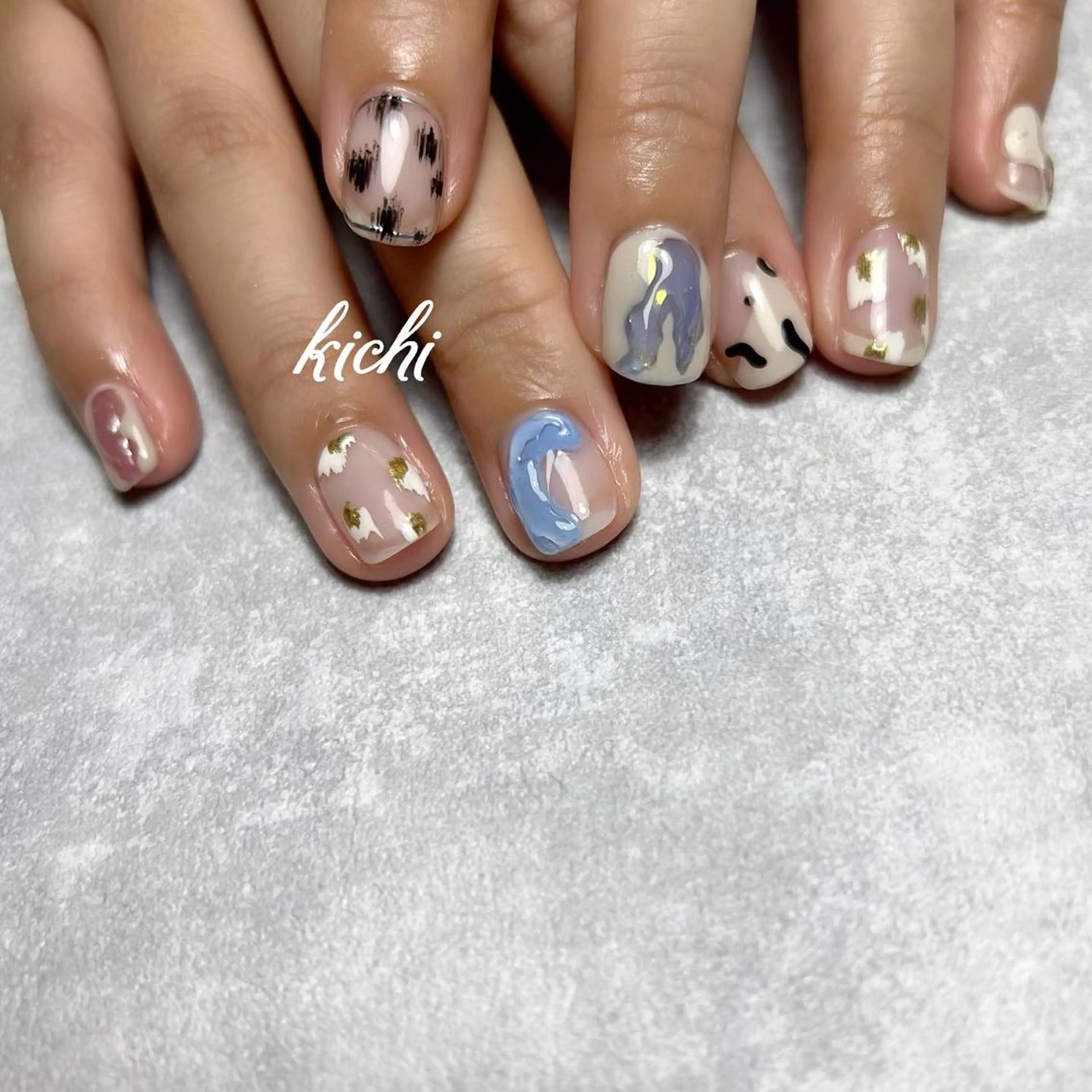 ネイル kichi･:* みじゅのネイルデザイン