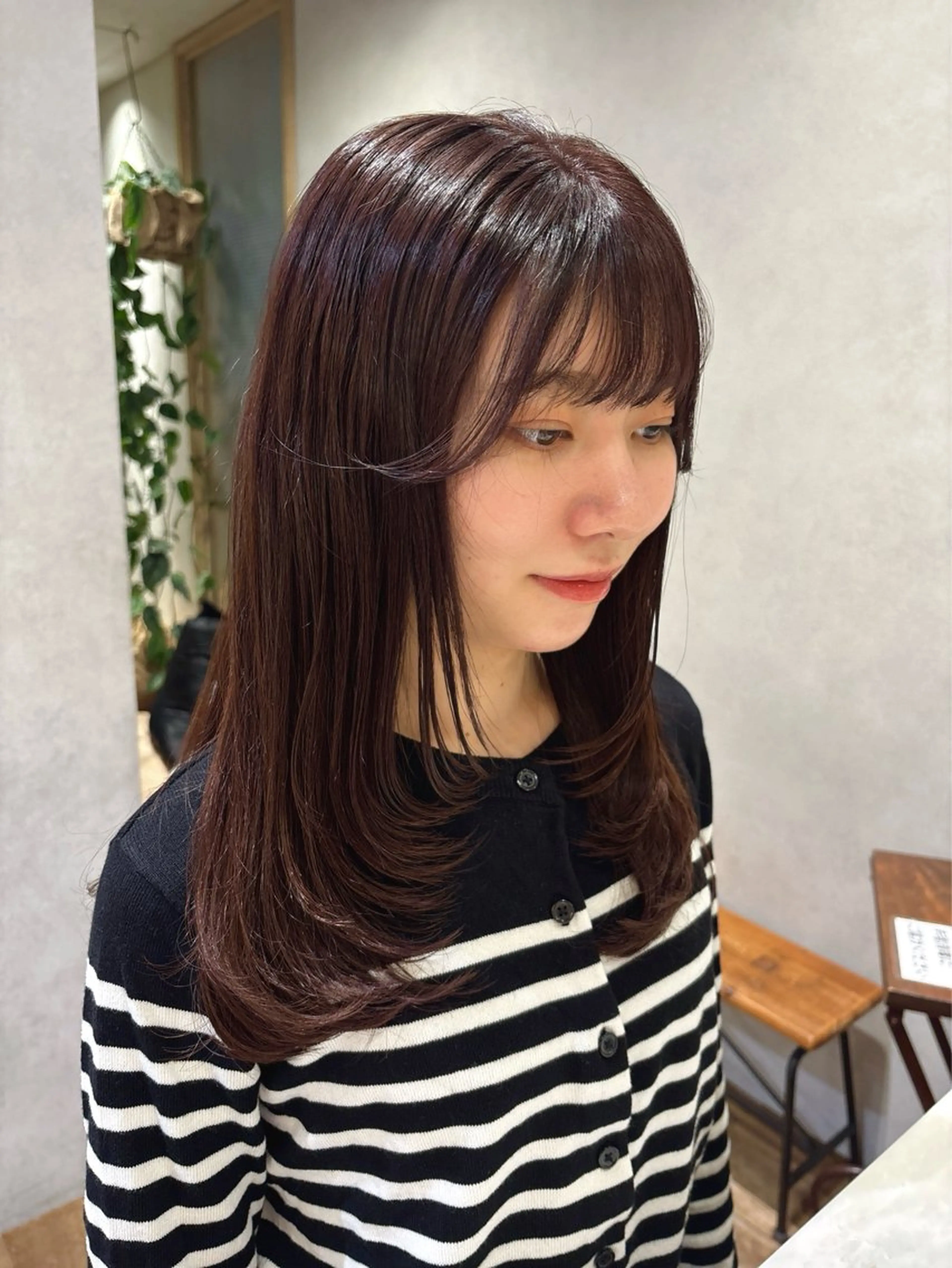ロング ヘアカラー トリートメント ハイトーン/暖色 カラー/maoのヘアスタイル