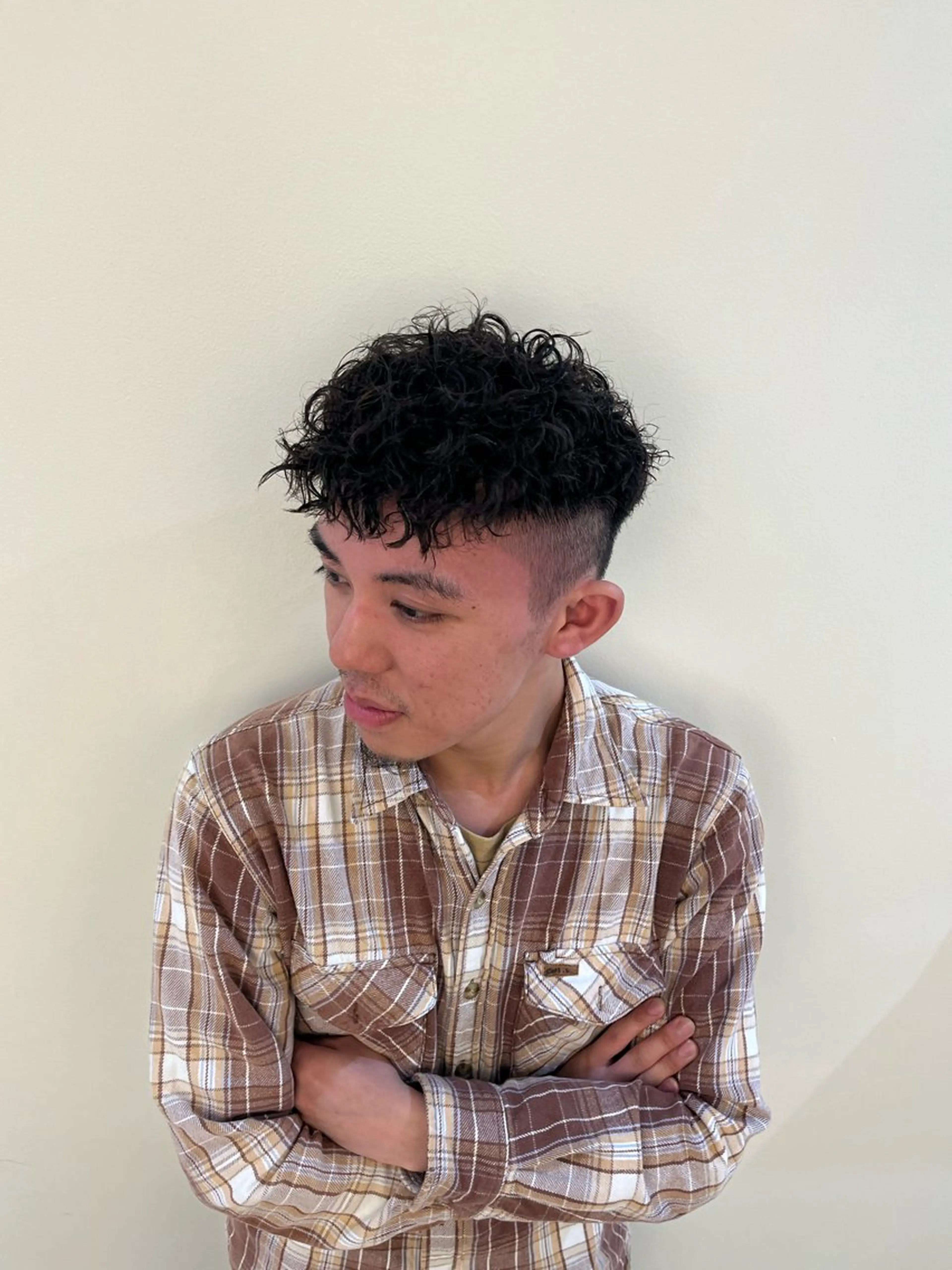 ショート パーマ メンズ Utata literie所属・嵯峨 大地/パーマ/ ハード系/特殊系のヘアスタイル