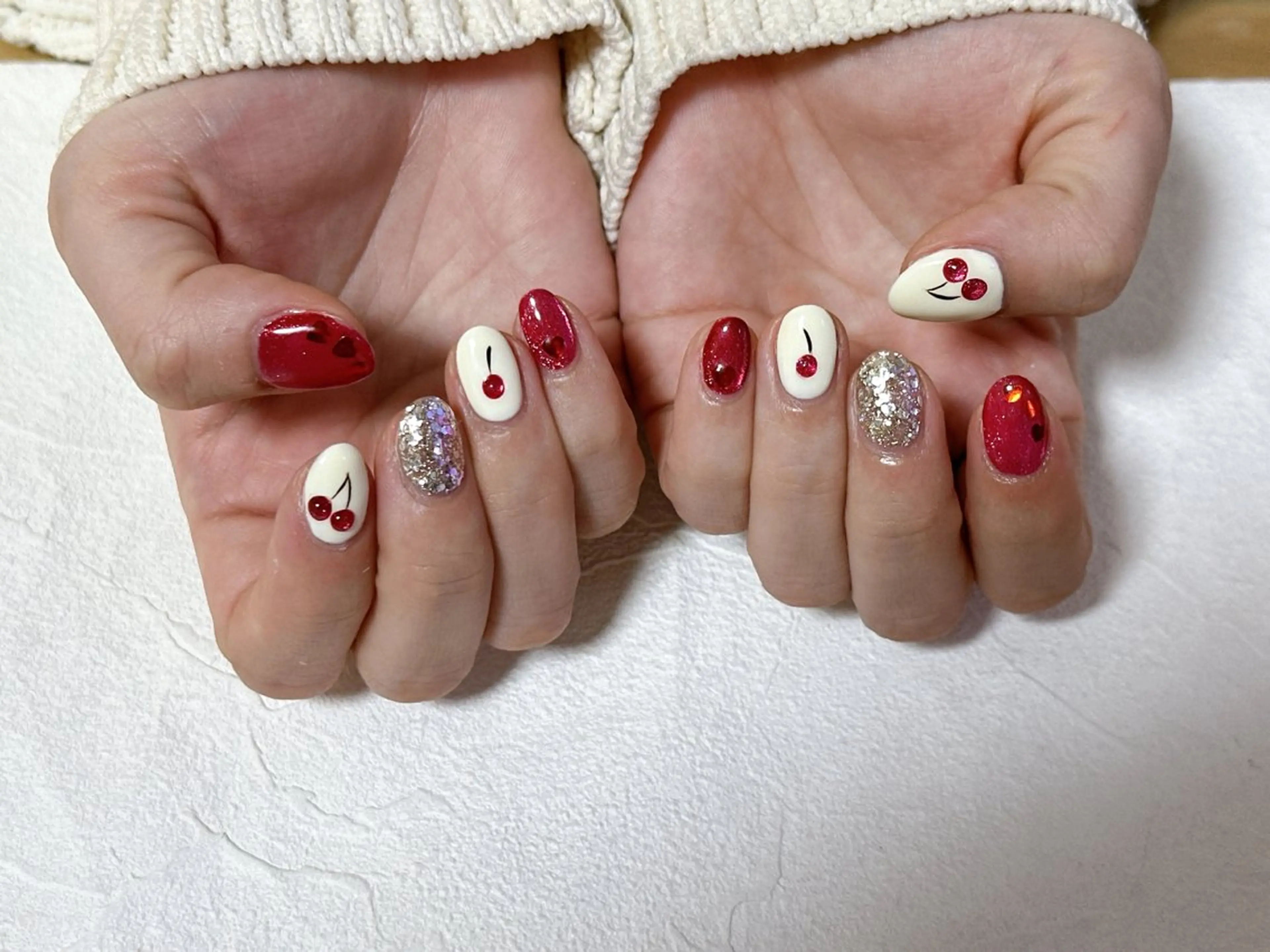 ネイル オーロラネイル フラワーネイル フットネイル フレンチネイル ジェルネイル ハンドネイル Mogu nail 二子玉川のネイルデザイン