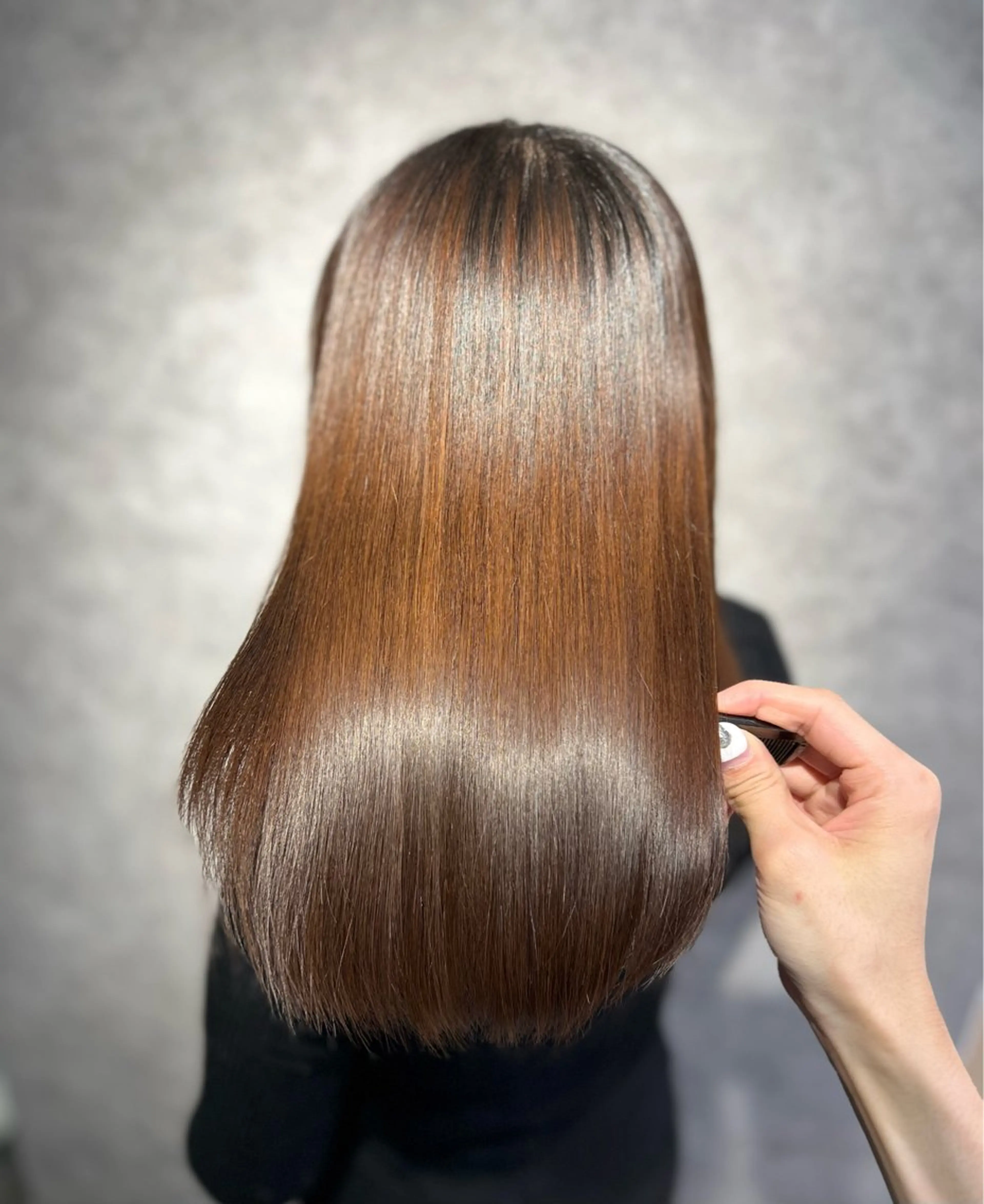 セミロング レイヤー×透明感 🇰🇷鈴木啓太のヘアスタイル