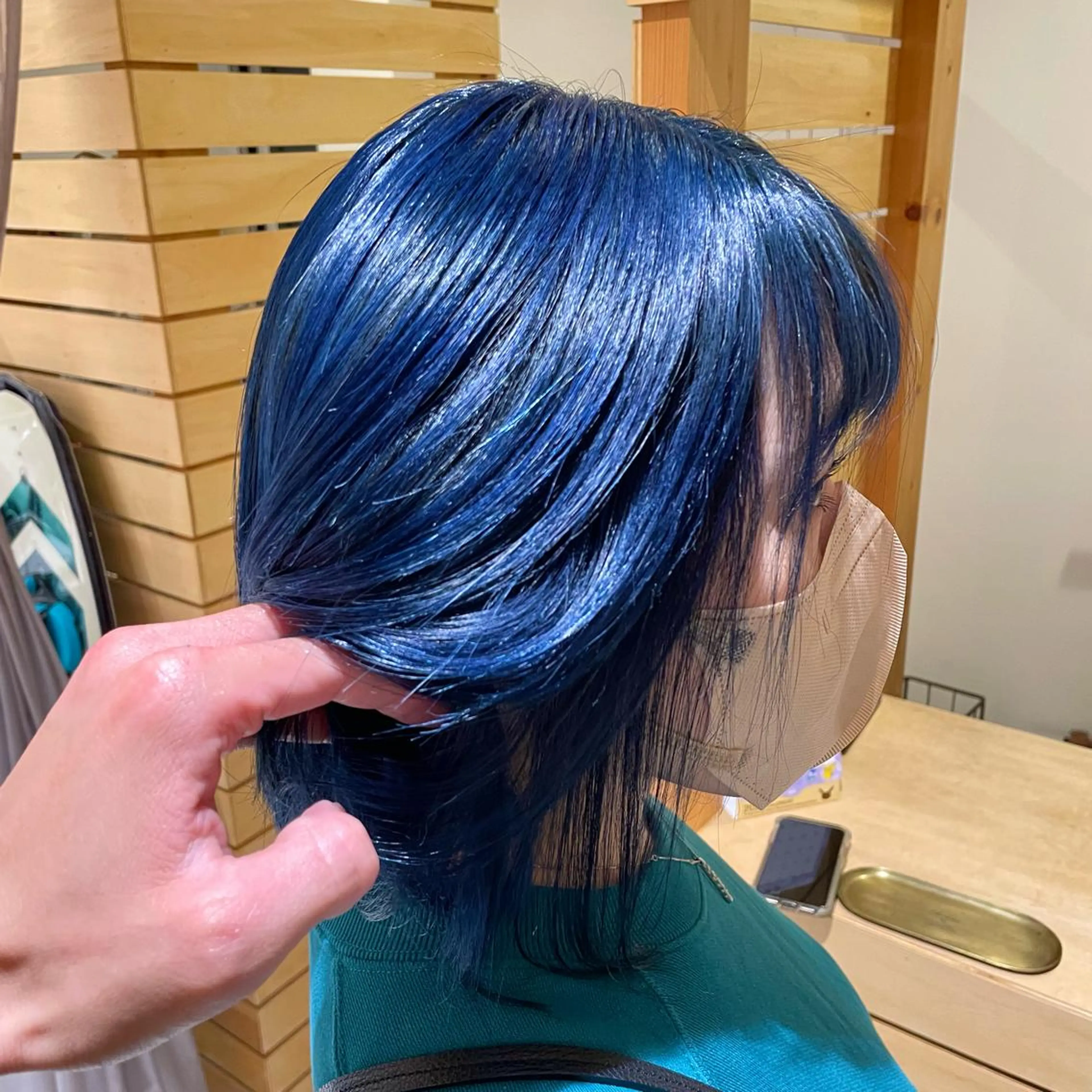 ミディアム カラー デザインカラー ヘアカラー トリートメント RUBEUS【ルベウス】所属・✨艶々カラー🎨 杉本賢人のヘアスタイル
