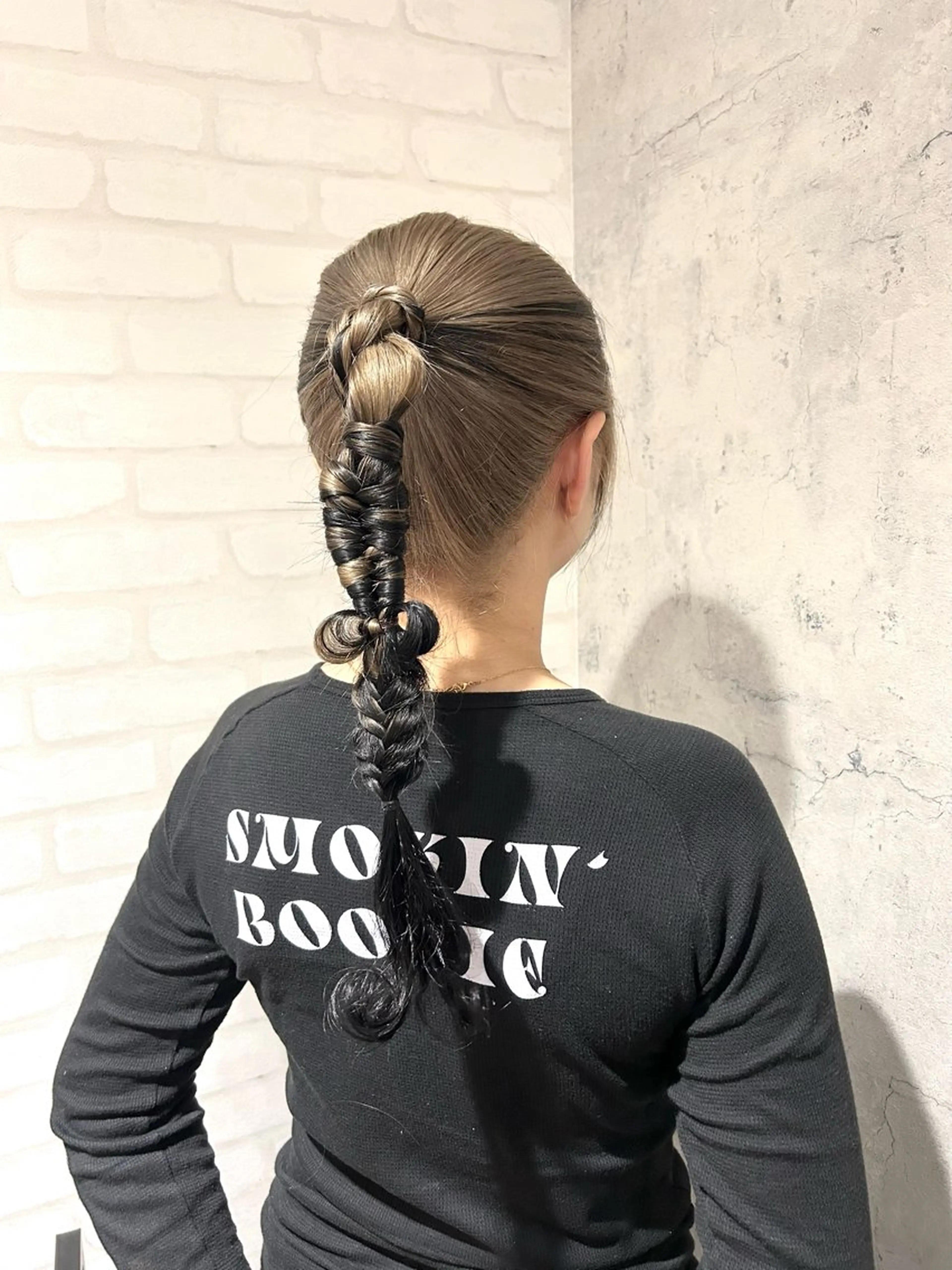 セミロング ヘアアレンジ ポニーテール ヘアセット パーソナルカラー 診断🍀マリンのヘアスタイル