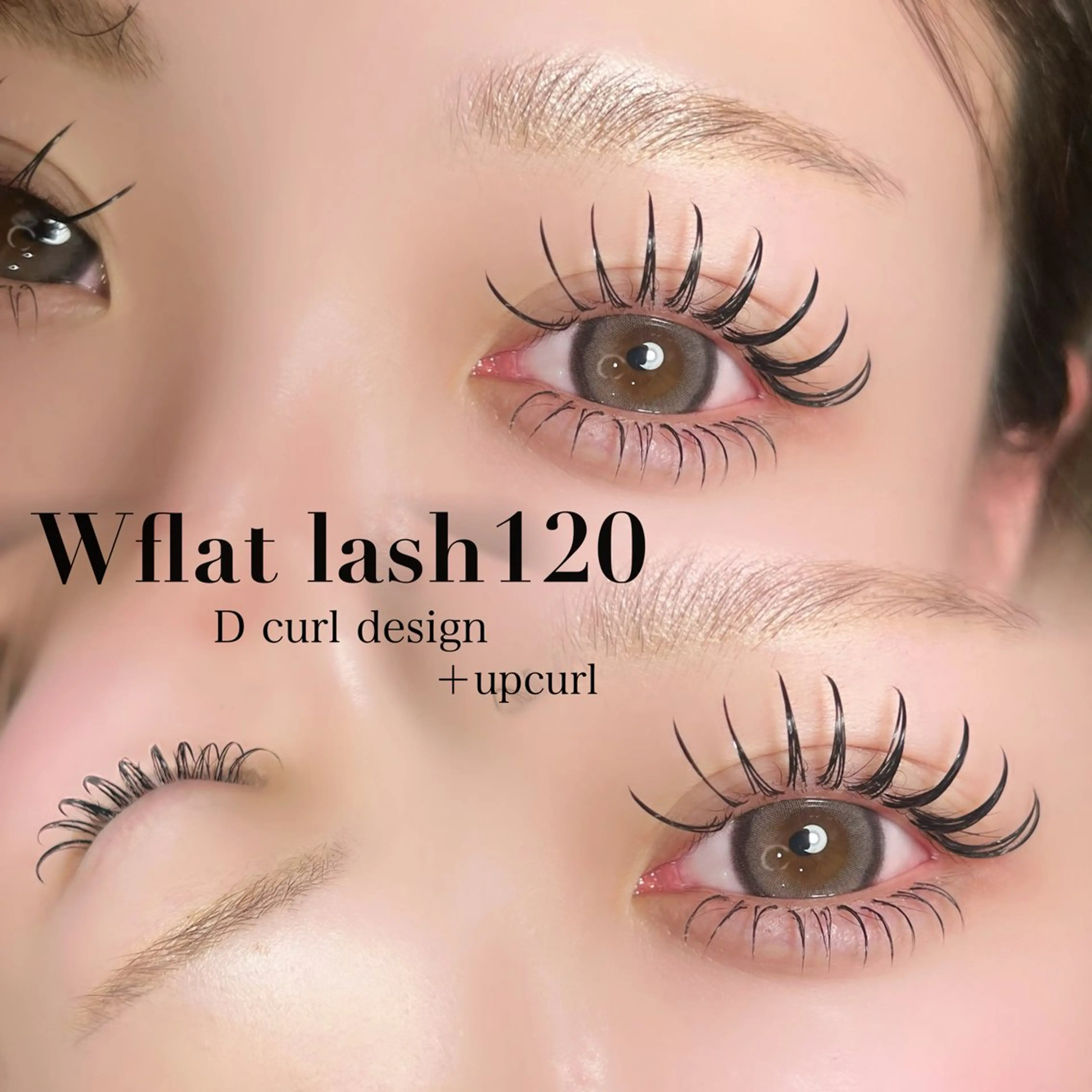 マツエク・マツパ フラットラッシュ 下まつげエクステ マツエク 心斎橋REBEST HINATA🍒のマツエク・マツパデザイン