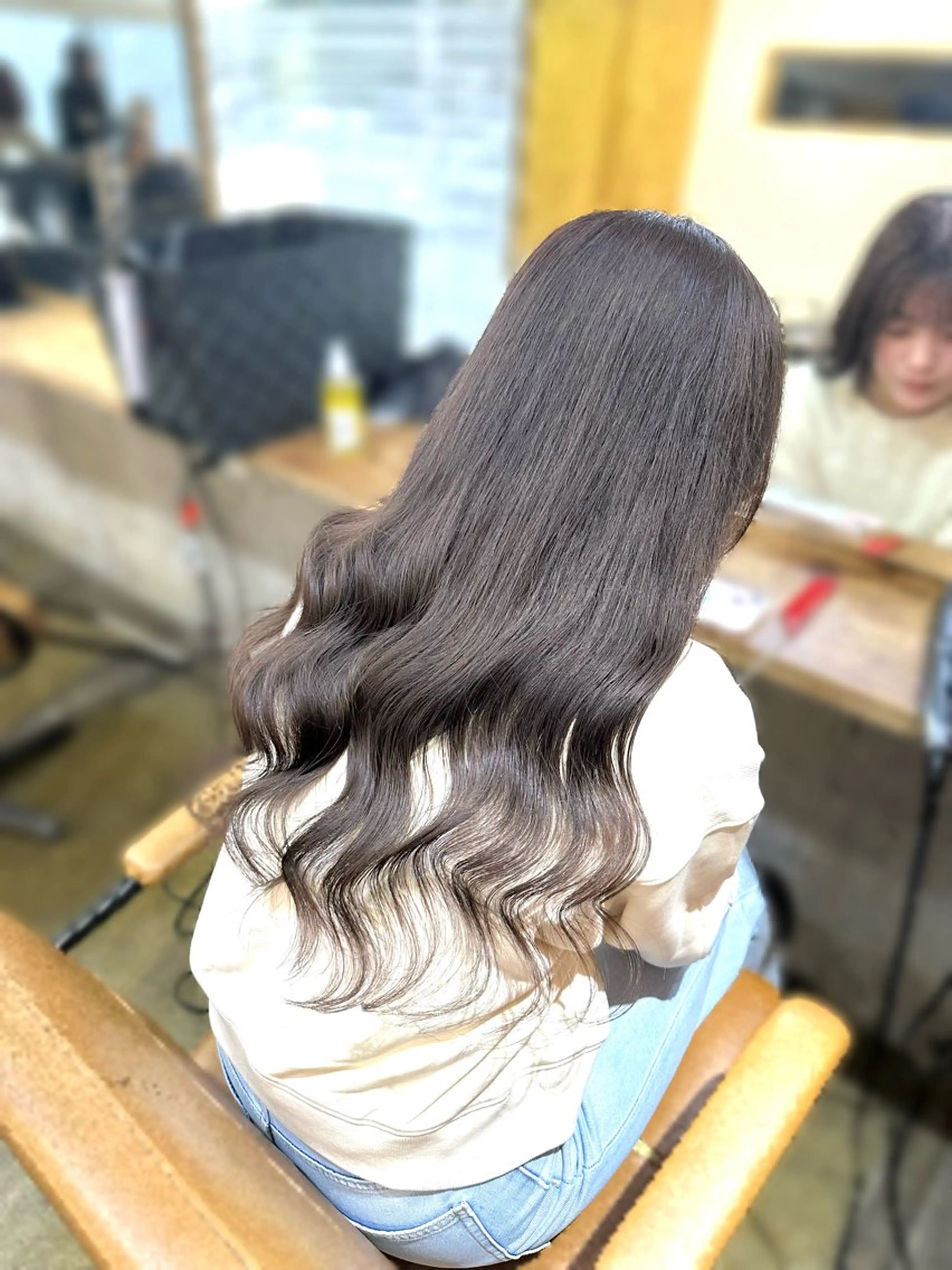 ロング カラー ヘアカラー ︎︎カイ ミズキ 🐰𝜗𝜚のヘアスタイル