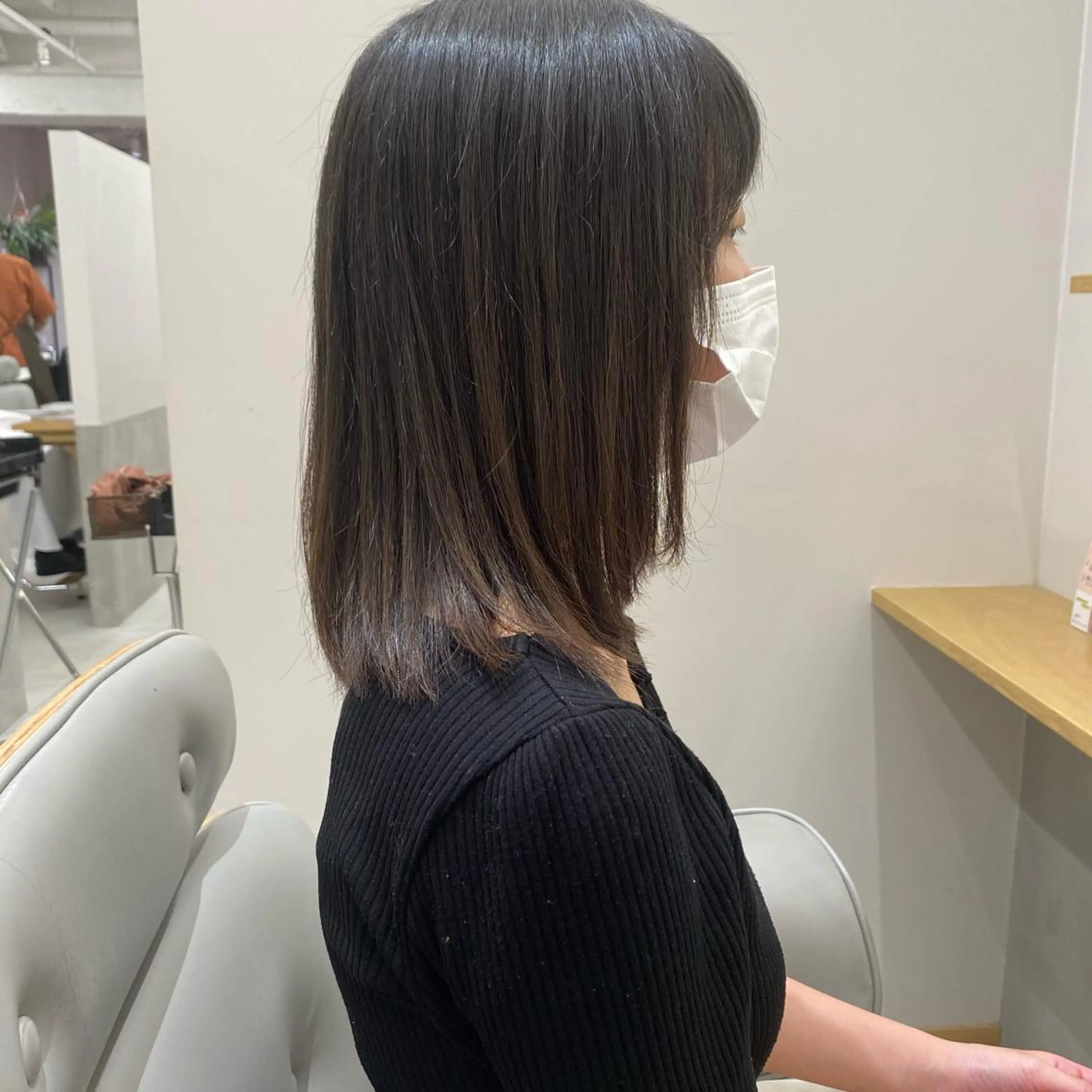 セミロング 髪質改善 トリートメント トリートメント SANC hair salonのヘアスタイル