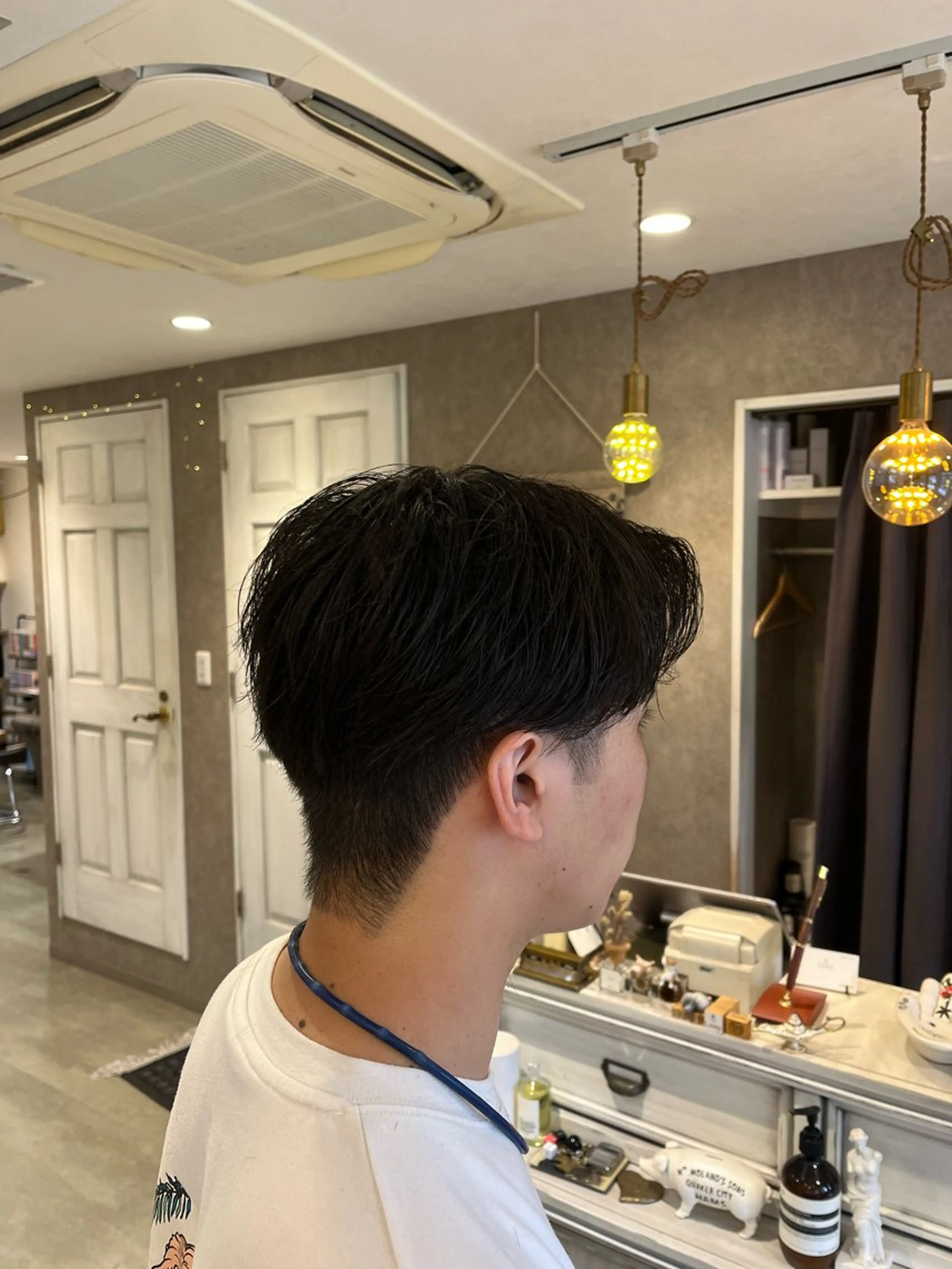 ショート メンズ カット Lamp所属・🌀メンズパーマ🌀 🐏丸山祐宇🐏のヘアスタイル