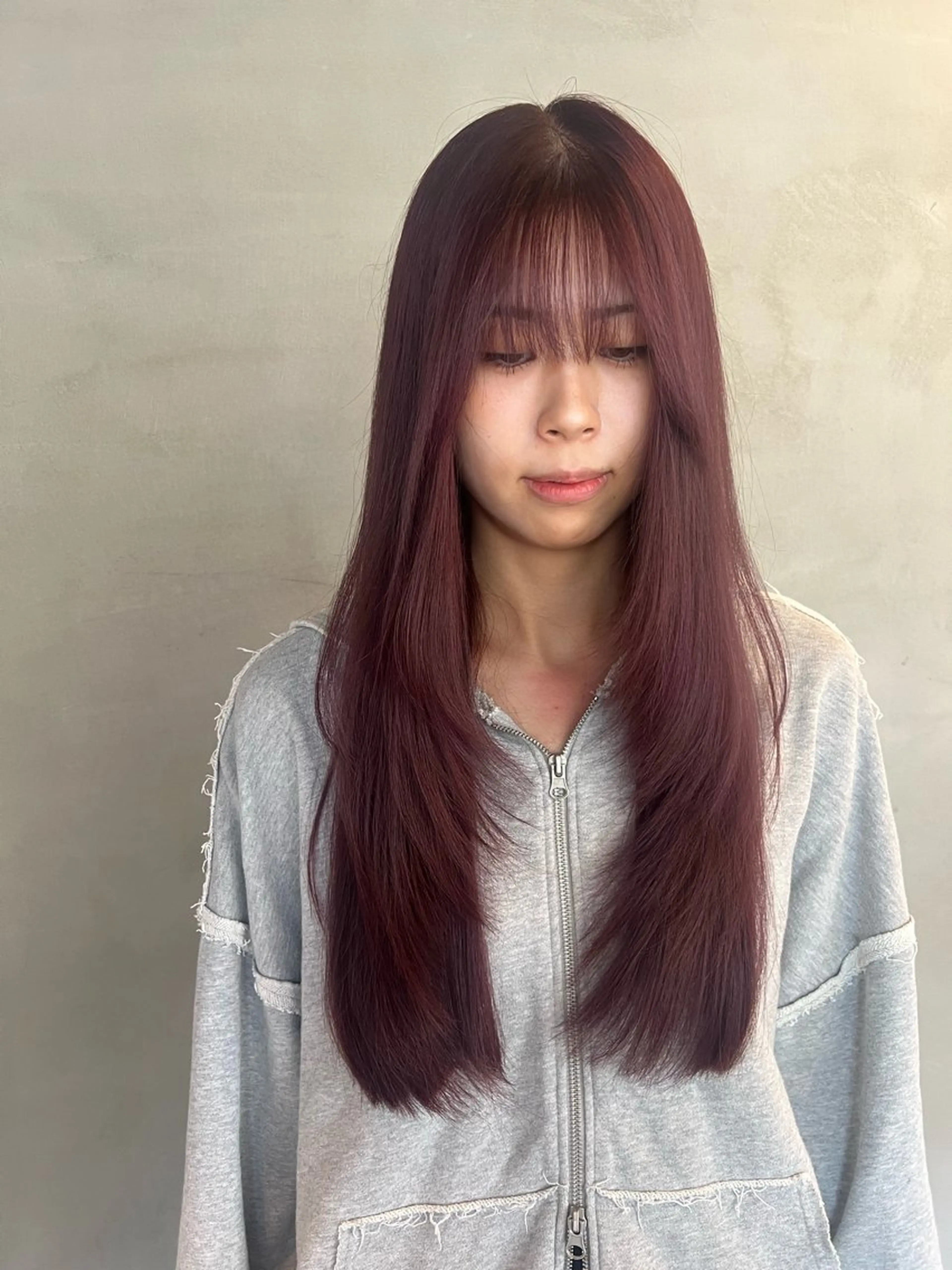 ロング レイヤーカット ミヨシマユ✨ チーフ就任記念🌈のヘアスタイル