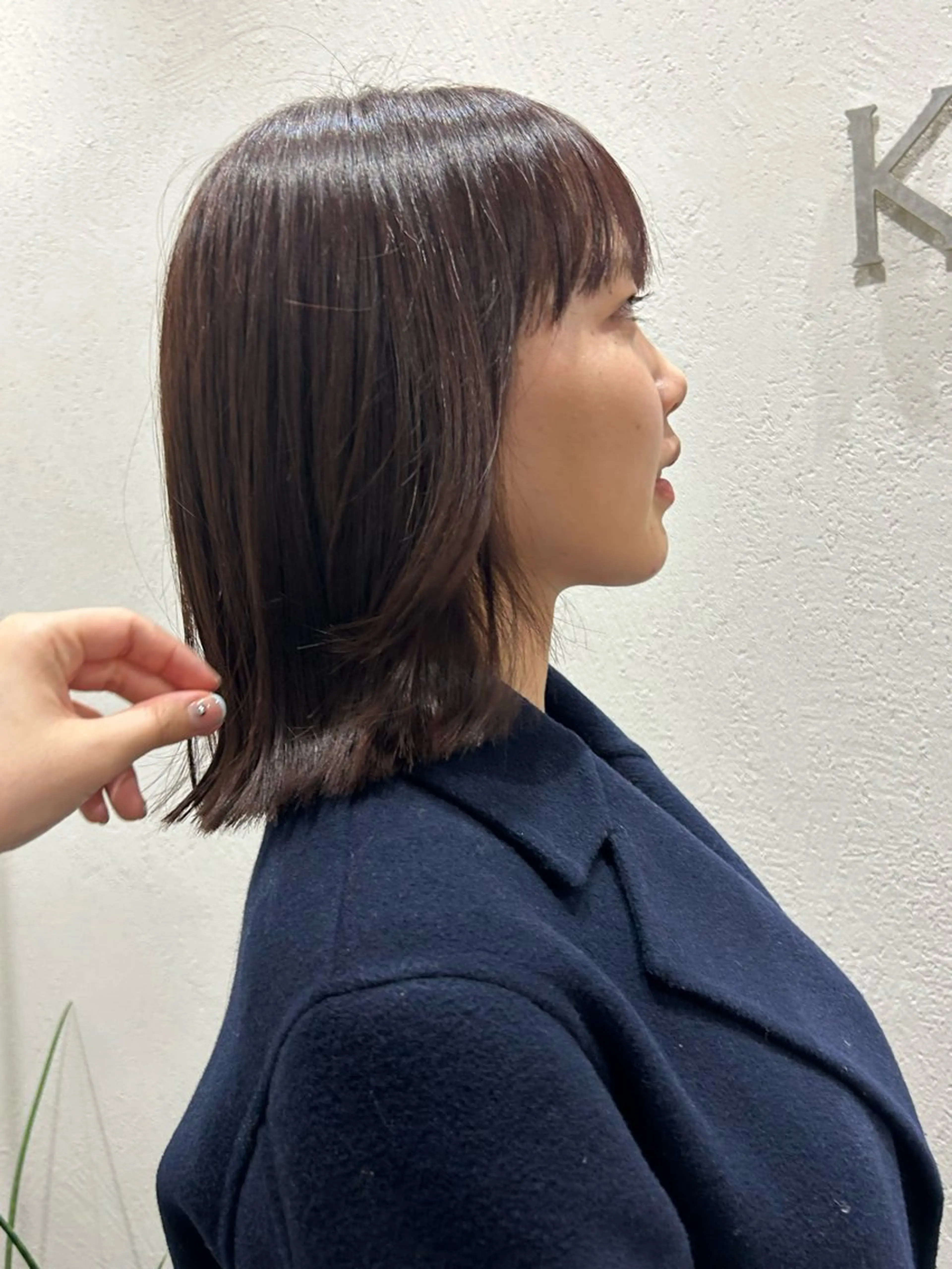 ショート ボブ 顔周りカット レイヤーカット nina🤎/ 似合わせカットのヘアスタイル