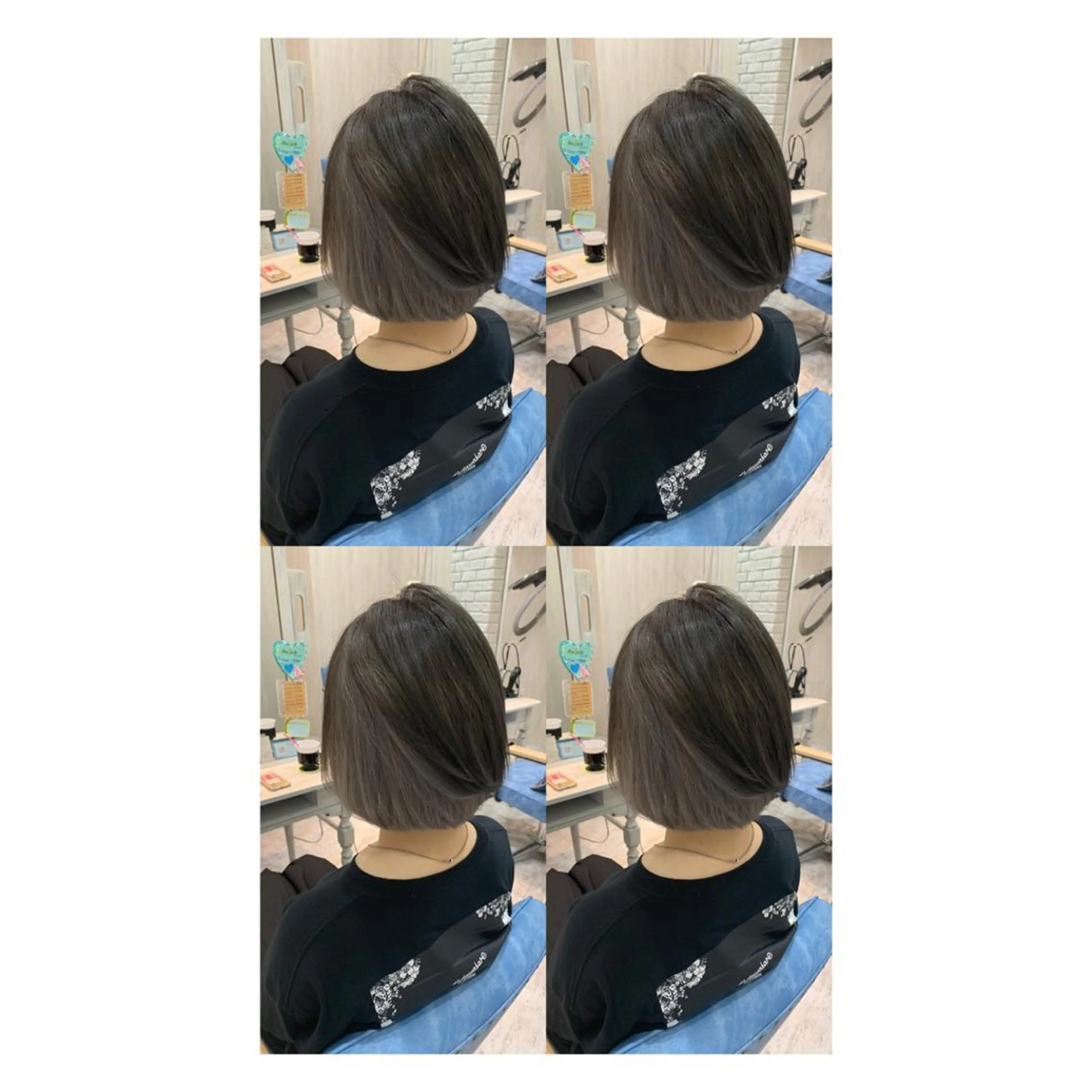 ミディアム カラー カット ヘアカラー トリートメント 髪質改善/縮毛矯正/ 韓国ヘア/店長敦士のヘアスタイル