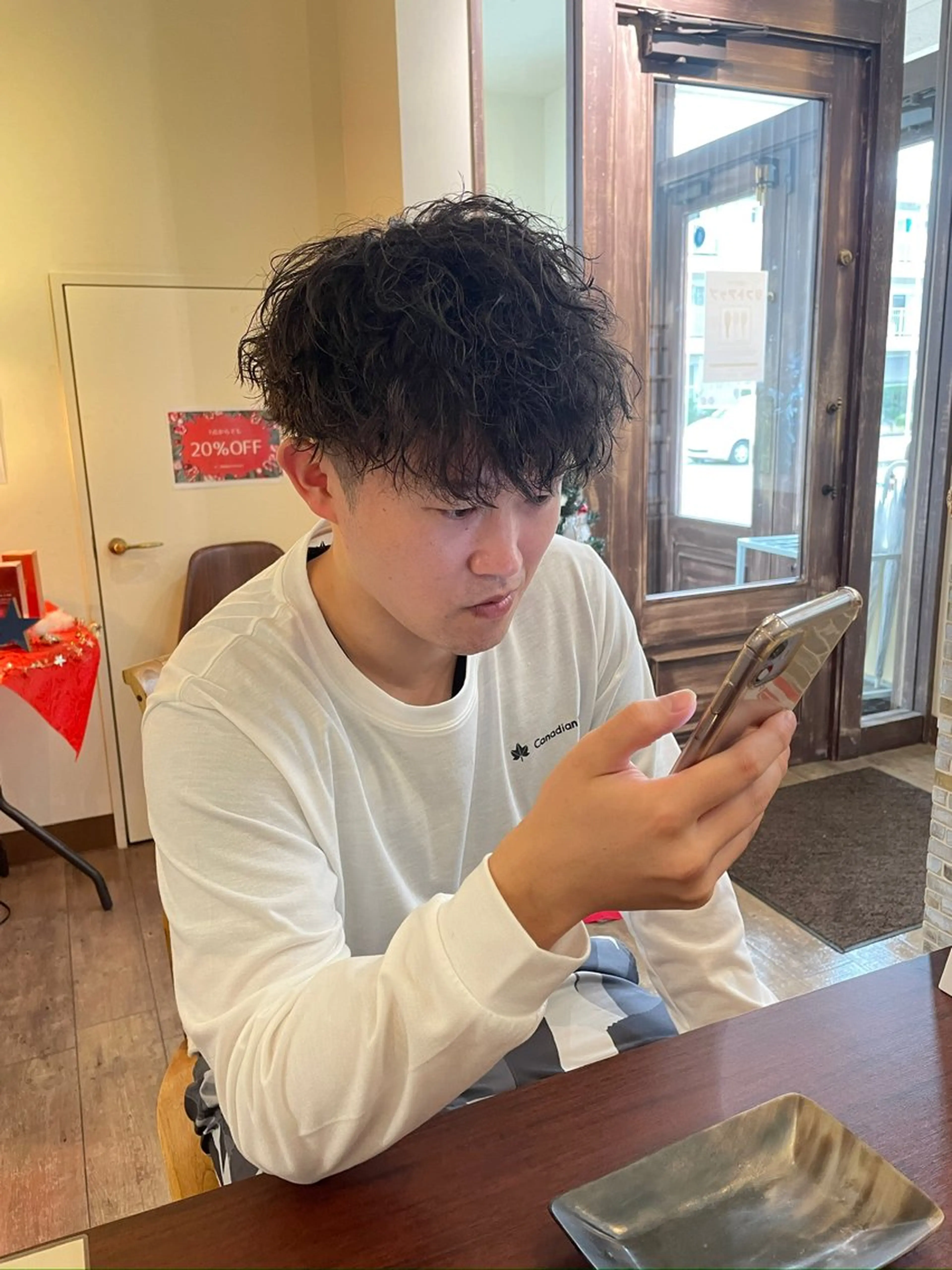 パーマ メンズ カット パーマ 一宮/ 矢島大樹のヘアスタイル