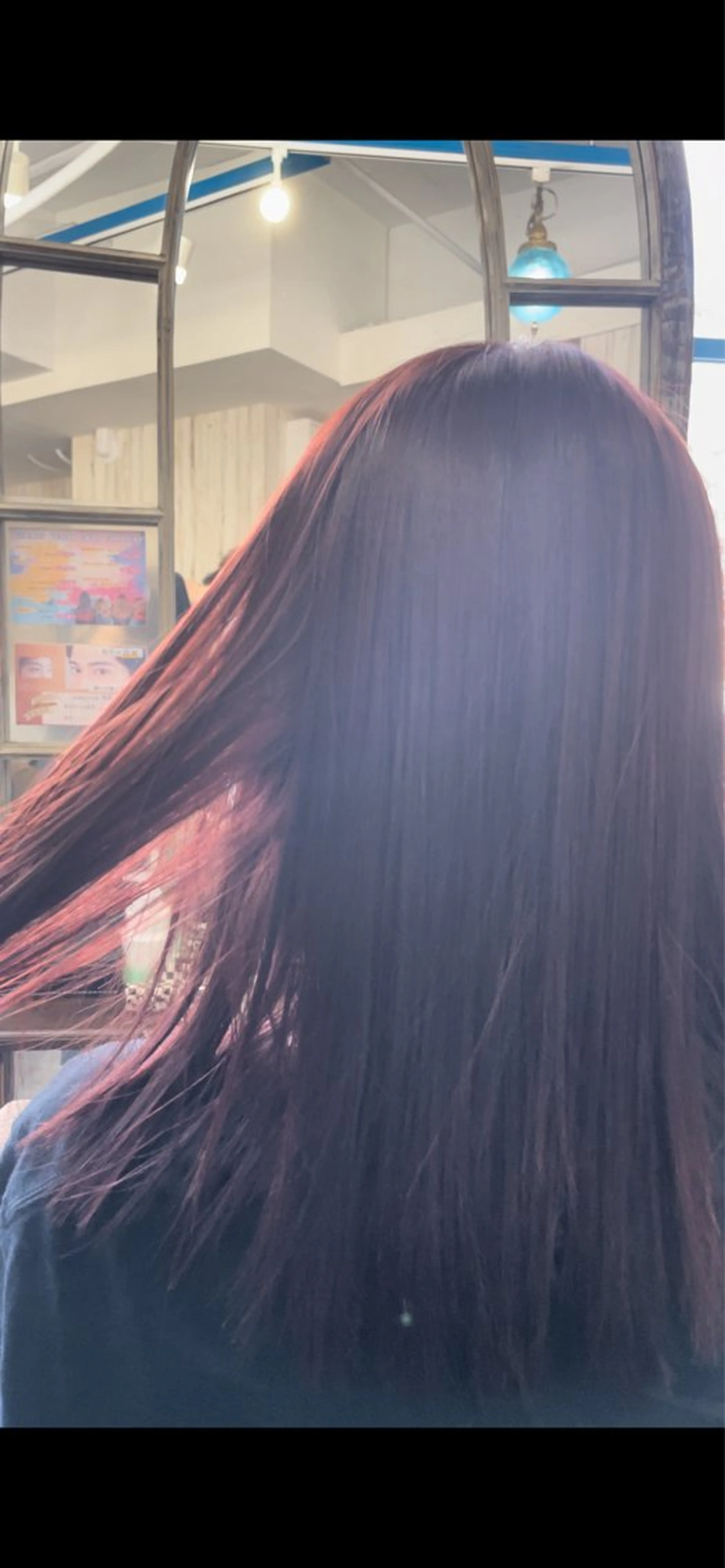 ミディアム 韓国風ヘア カット ヘアカラー トリートメント 🌿美髪矯正/透明感 カラー/安川🌿のヘアスタイル