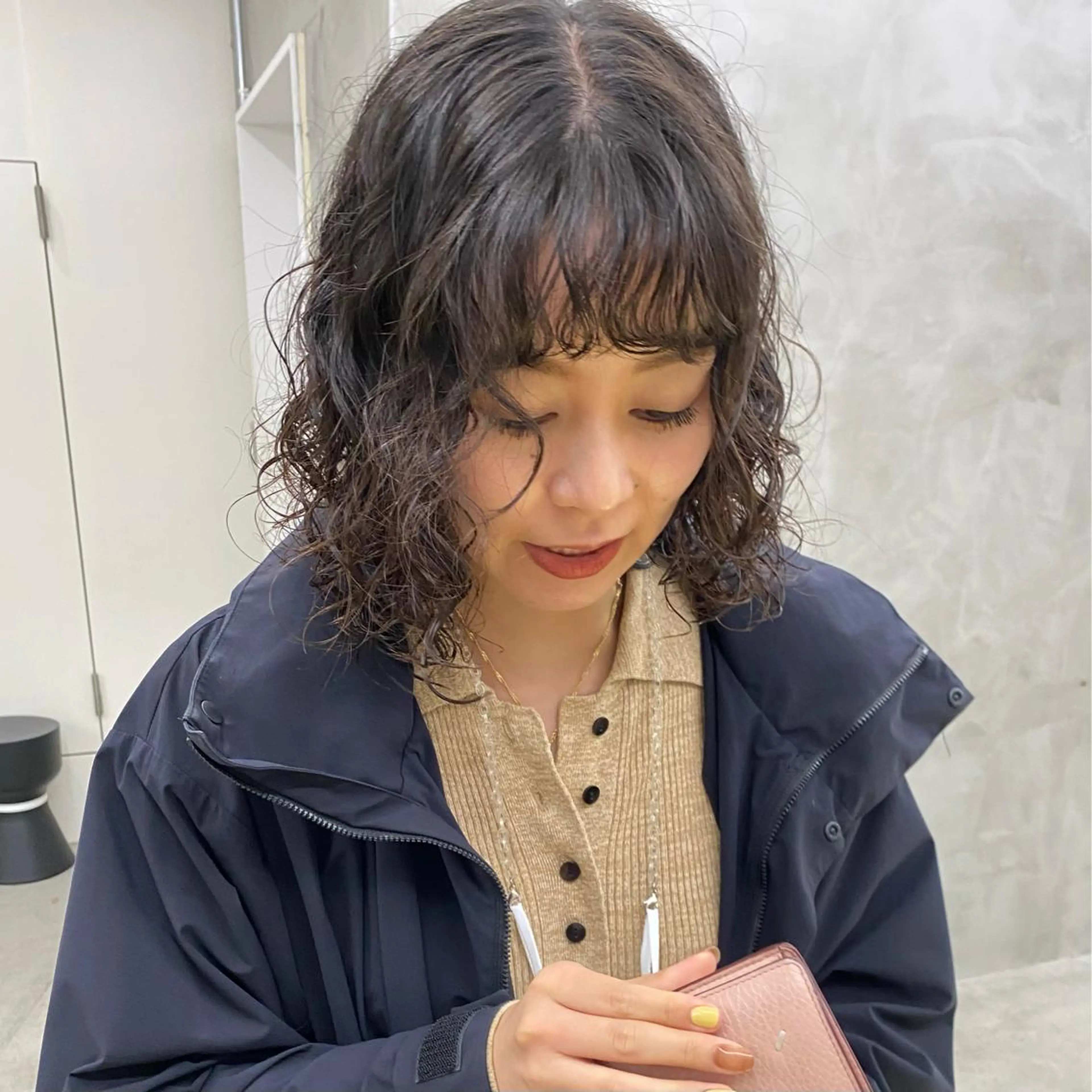 ミディアム パーマ yiye 青山所属・無料カットモデル募集 🌱ひょうがのヘアスタイル