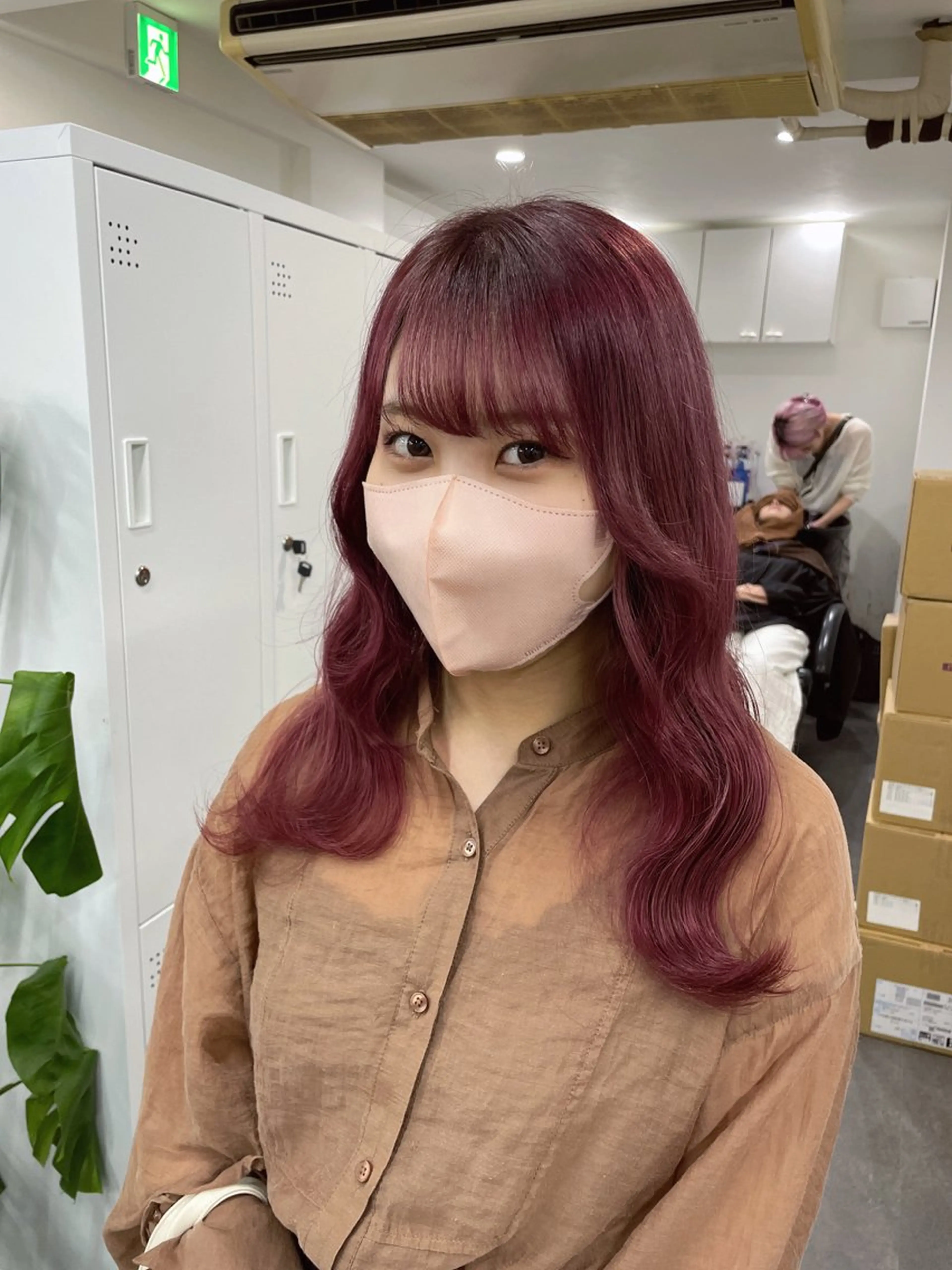 ロング ヘアカラー トリートメント soyon心斎橋所属・♡透明感/艶カラー/ M a I ♡のヘアスタイル