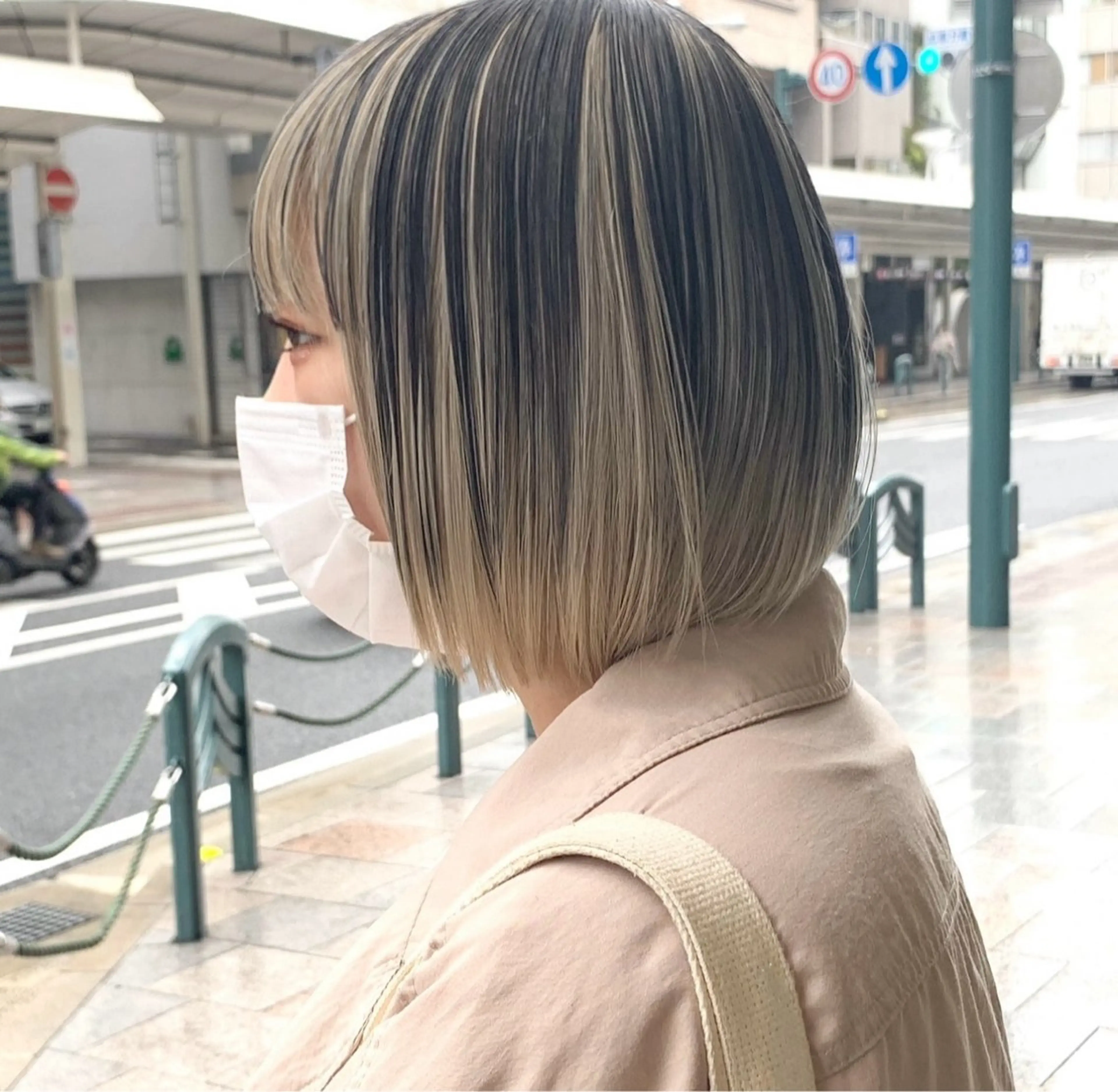 ショート ボブ 顔周りカット レイヤーカット nui所属・清水優/ボブ/ レイヤー/髪質改善のヘアスタイル