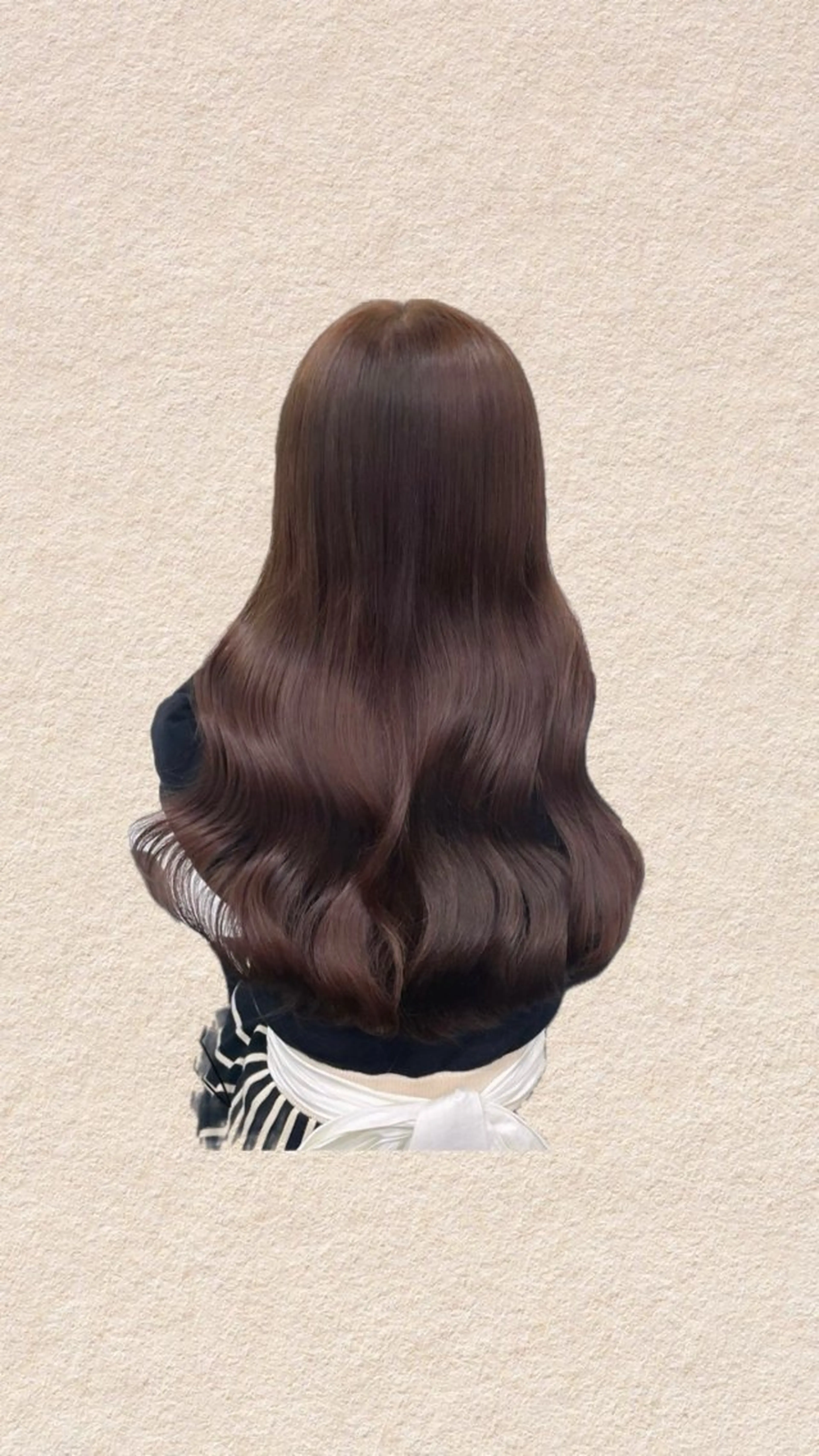 セミロング カラー ヘアカラー トリートメント ヘッドスパ nana【艶髪】/ 顔まわり/縮毛矯正のヘアスタイル