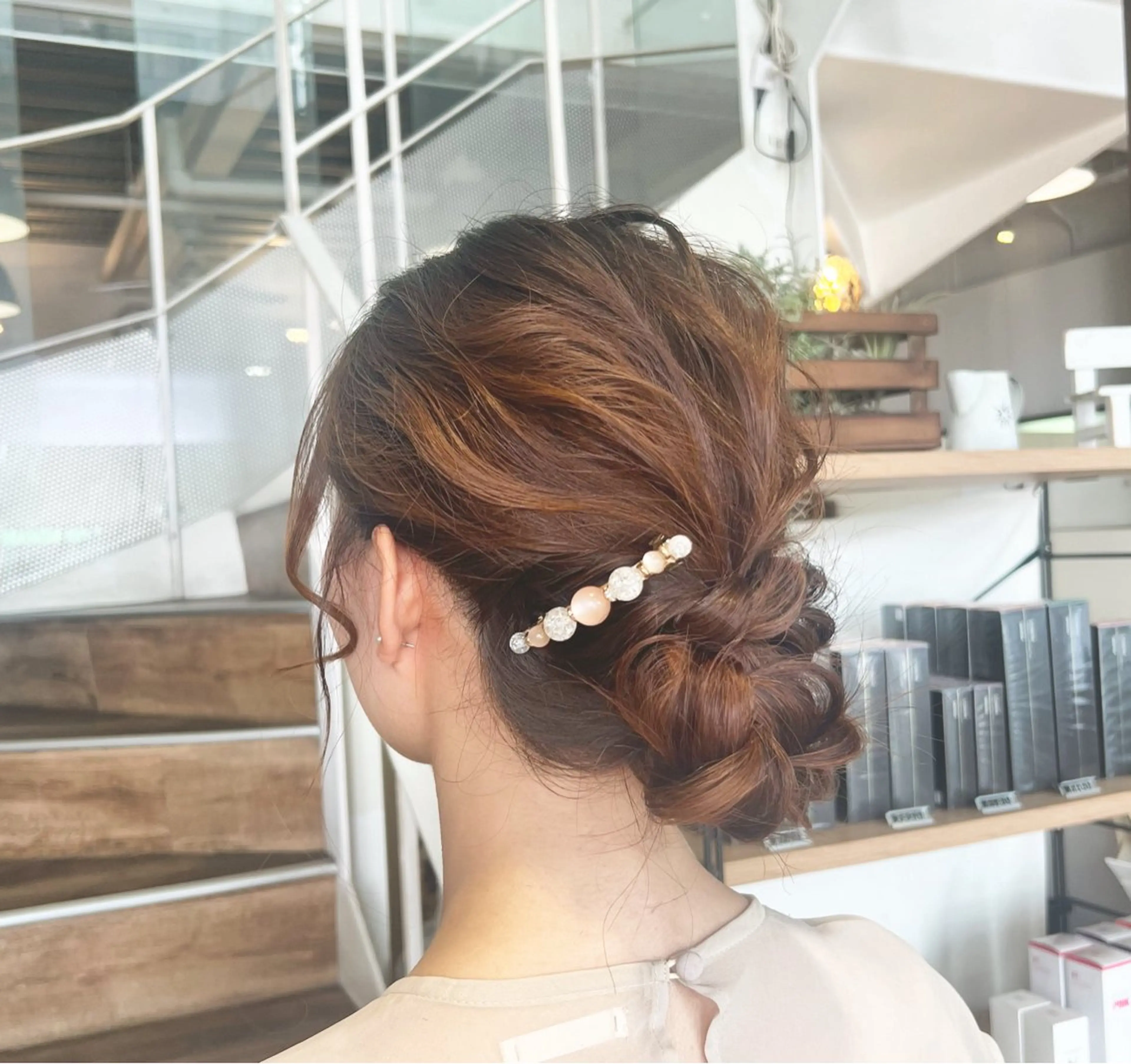 ヘアアレンジ ヘアセット インナーカラー♡ Nanakoのヘアスタイル