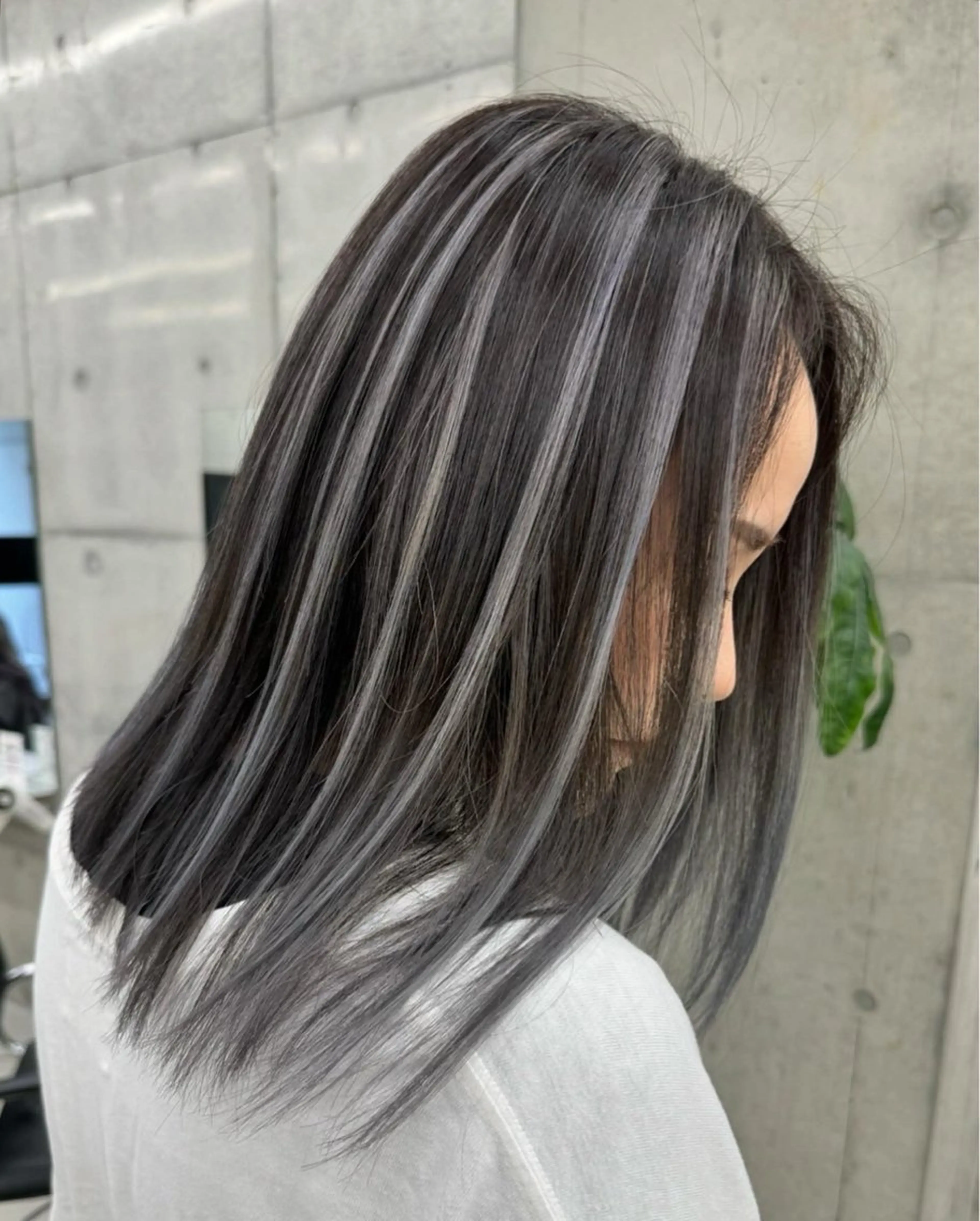 カラー ヘアカラー 和木坂 日美のヘアスタイル