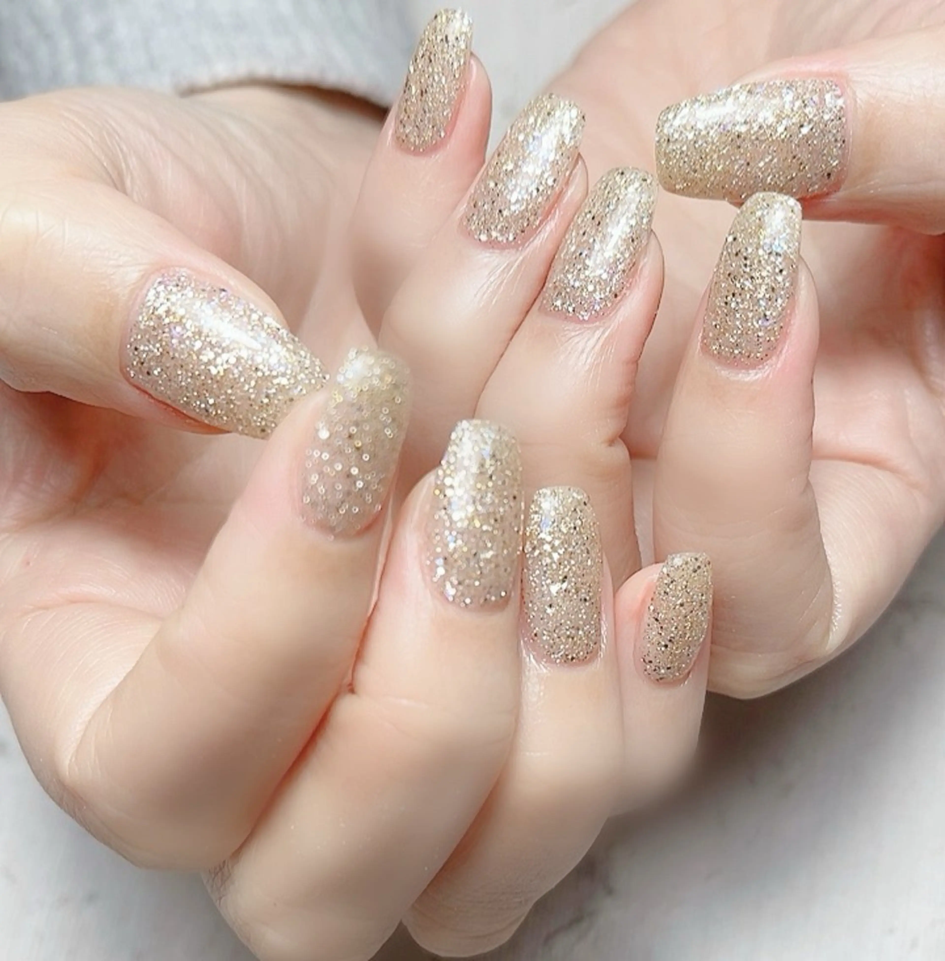 ネイル フラッシュネイル ラメ(グリッター) ハンドネイル Ivy所属・nail salon Ivy【放出】のネイルデザイン