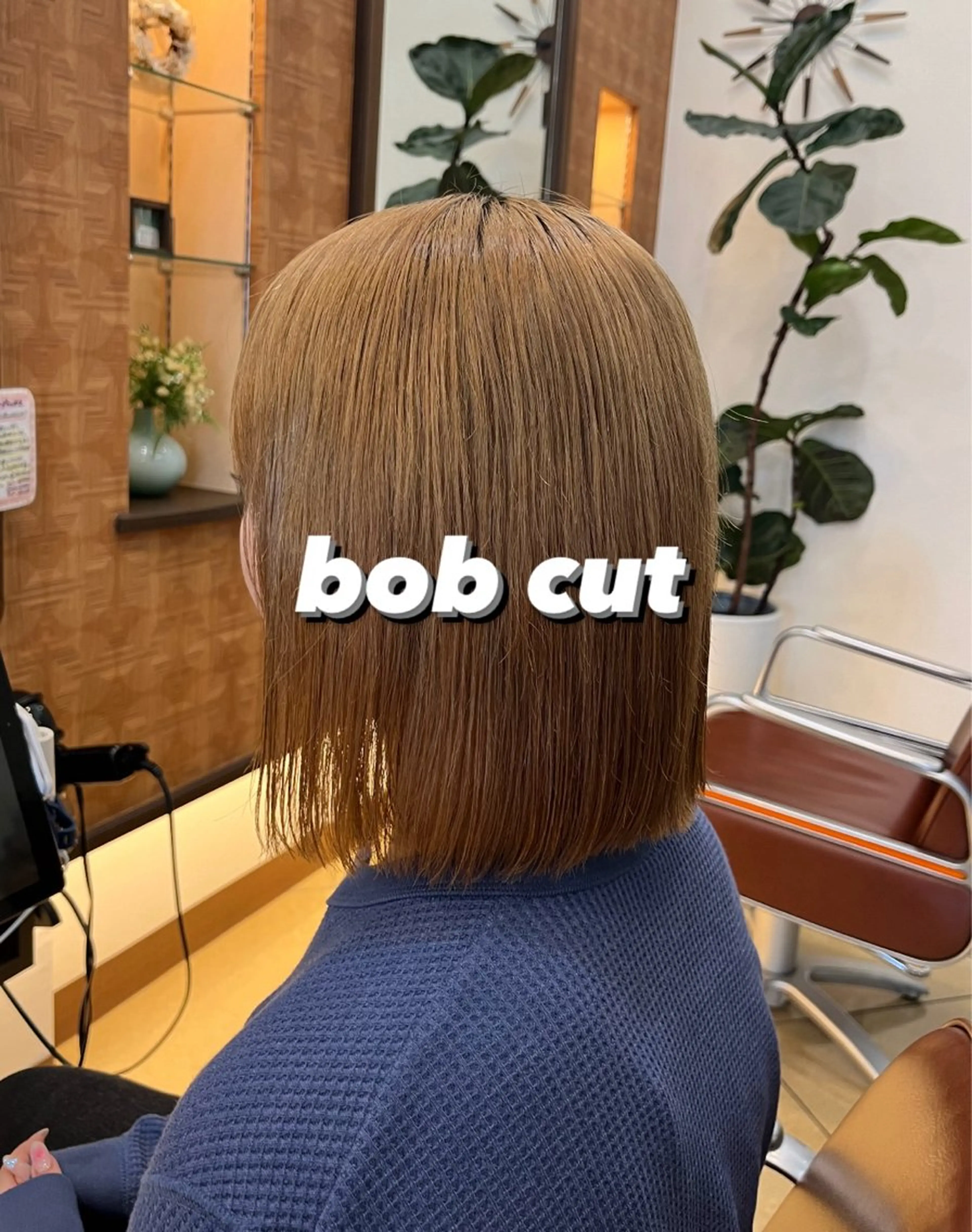 ミディアム ボブ カット カシェリタヘア🫧 KOKORO  💞のヘアスタイル