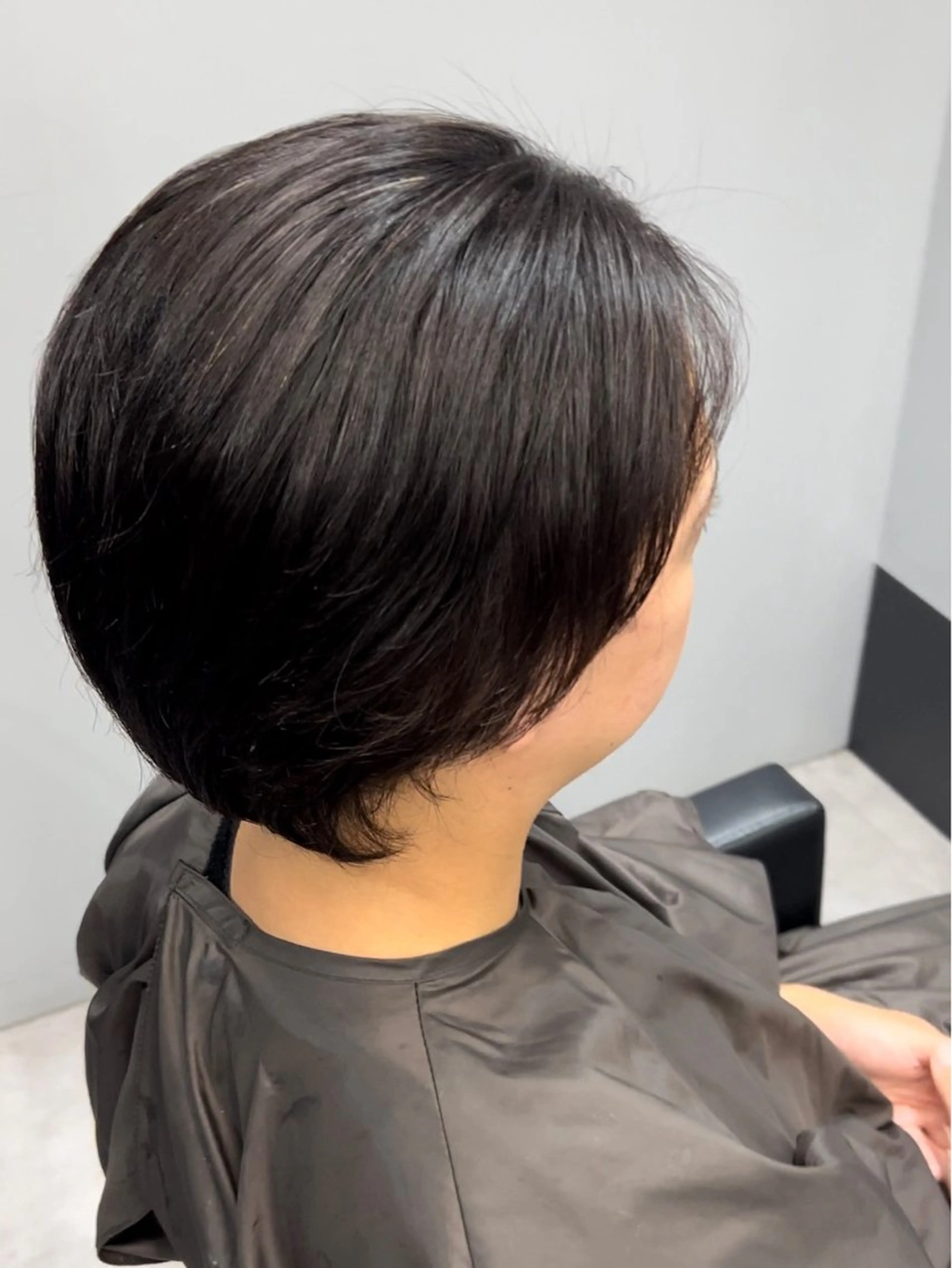 ミディアム パーマ メンズ 曲がる縮毛矯正 LIBER 　岩名のヘアスタイル