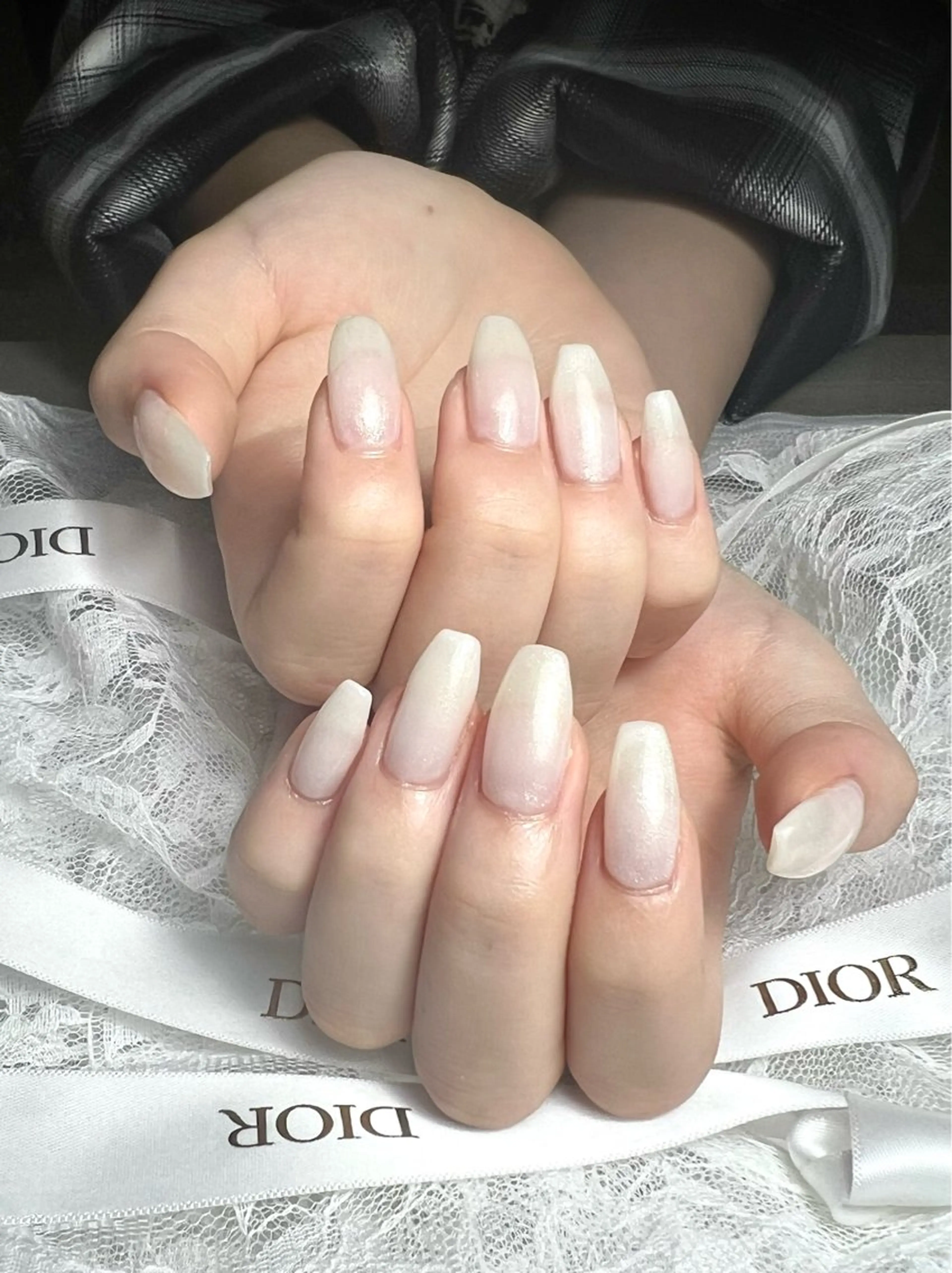 ネイル ロングネイル ハンドネイル miku nail🦋のネイルデザイン