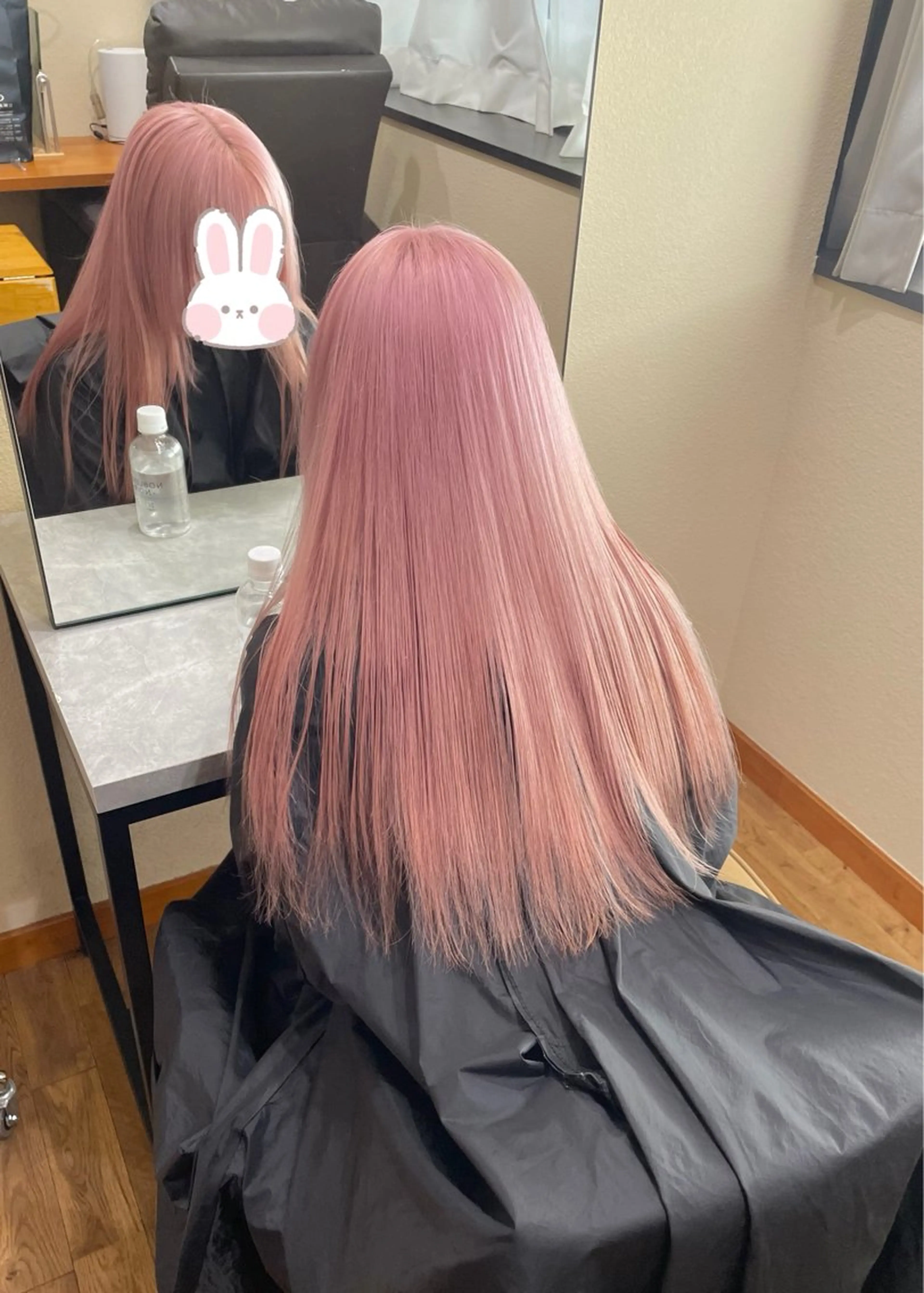 ロング カラー ブリーチ ピンクカラー ヘアカラー トリートメント 🌷ケアブリーチ /透明感/れい🌷のヘアスタイル