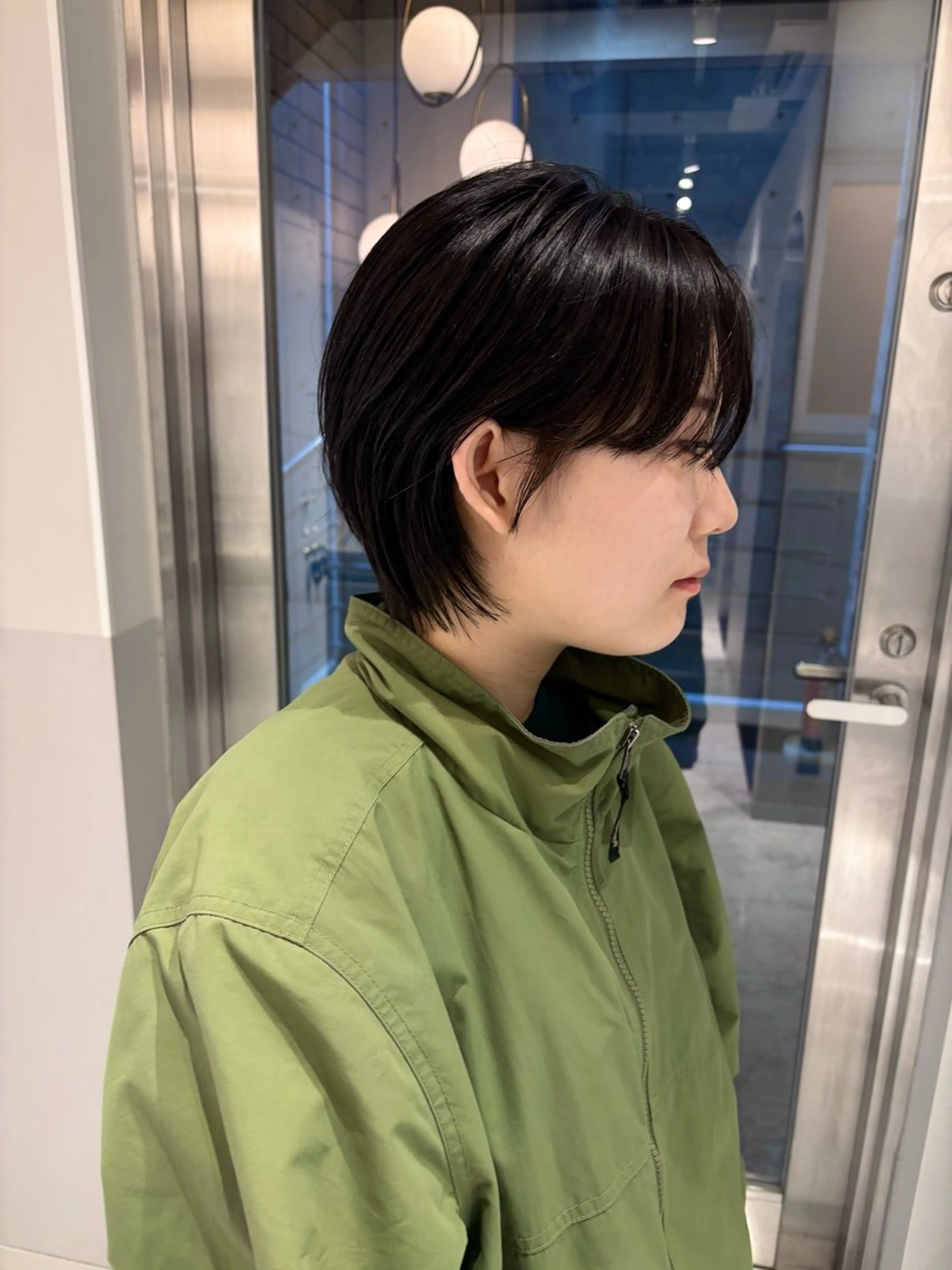 ショート カラー カット ヘアカラー トリートメント satsuki ito/暖色、パーマのヘアスタイル