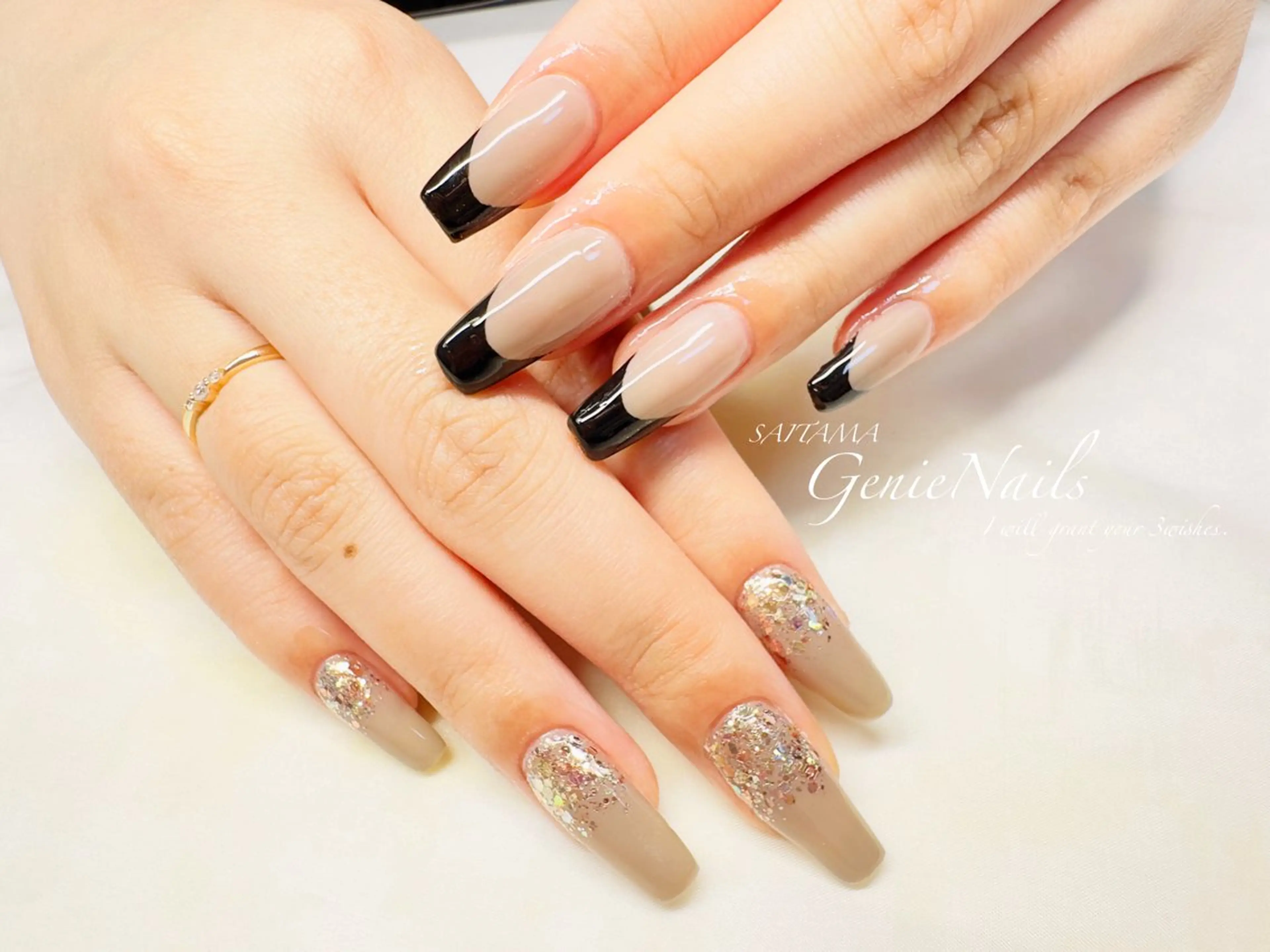 メンズ ネイル アートネイル フットネイル メンズネイル 持ち込み Genie Nailsのネイルデザイン