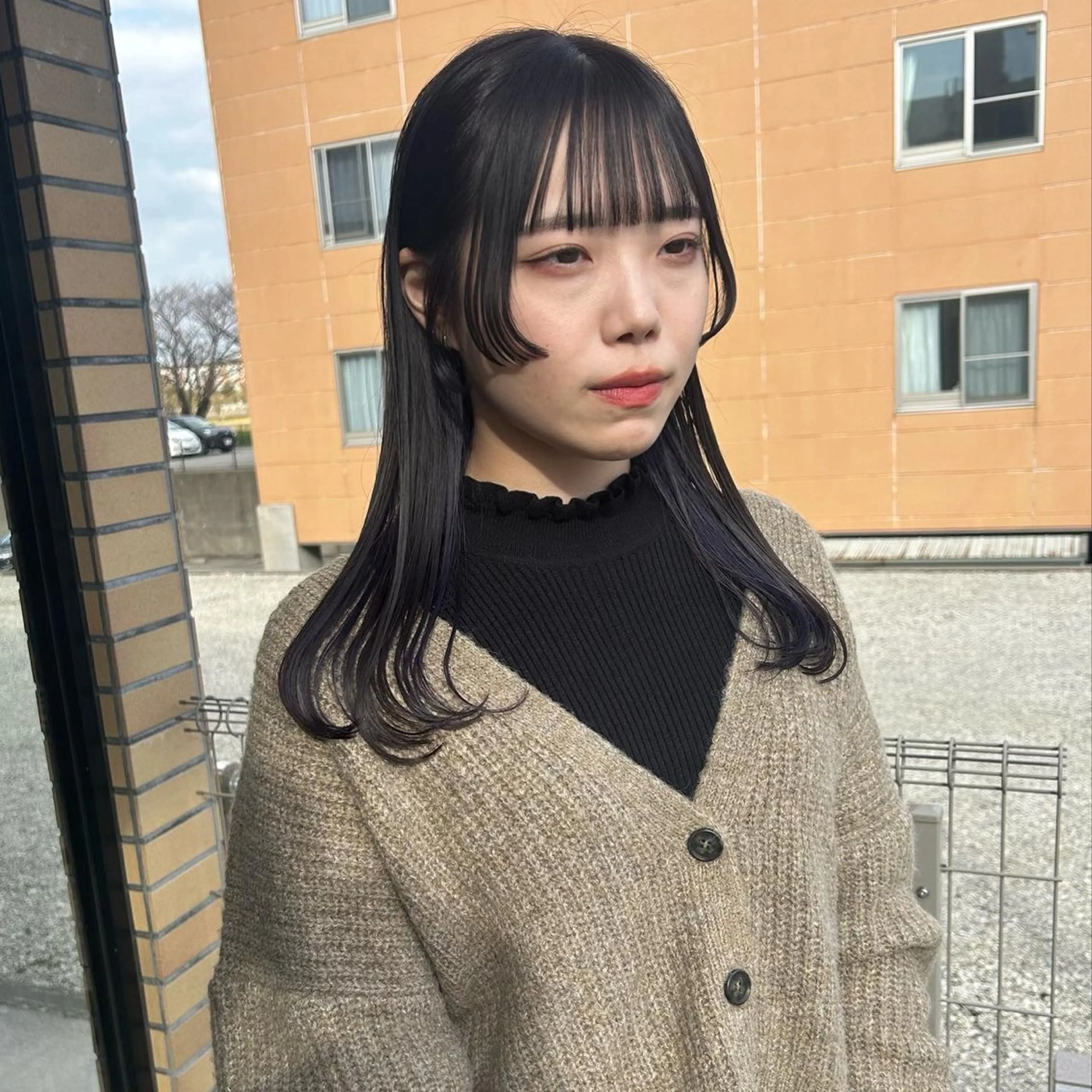 ロング カット ヘアカラー トリートメント en⁺　trust所属・山口 麗音のヘアスタイル