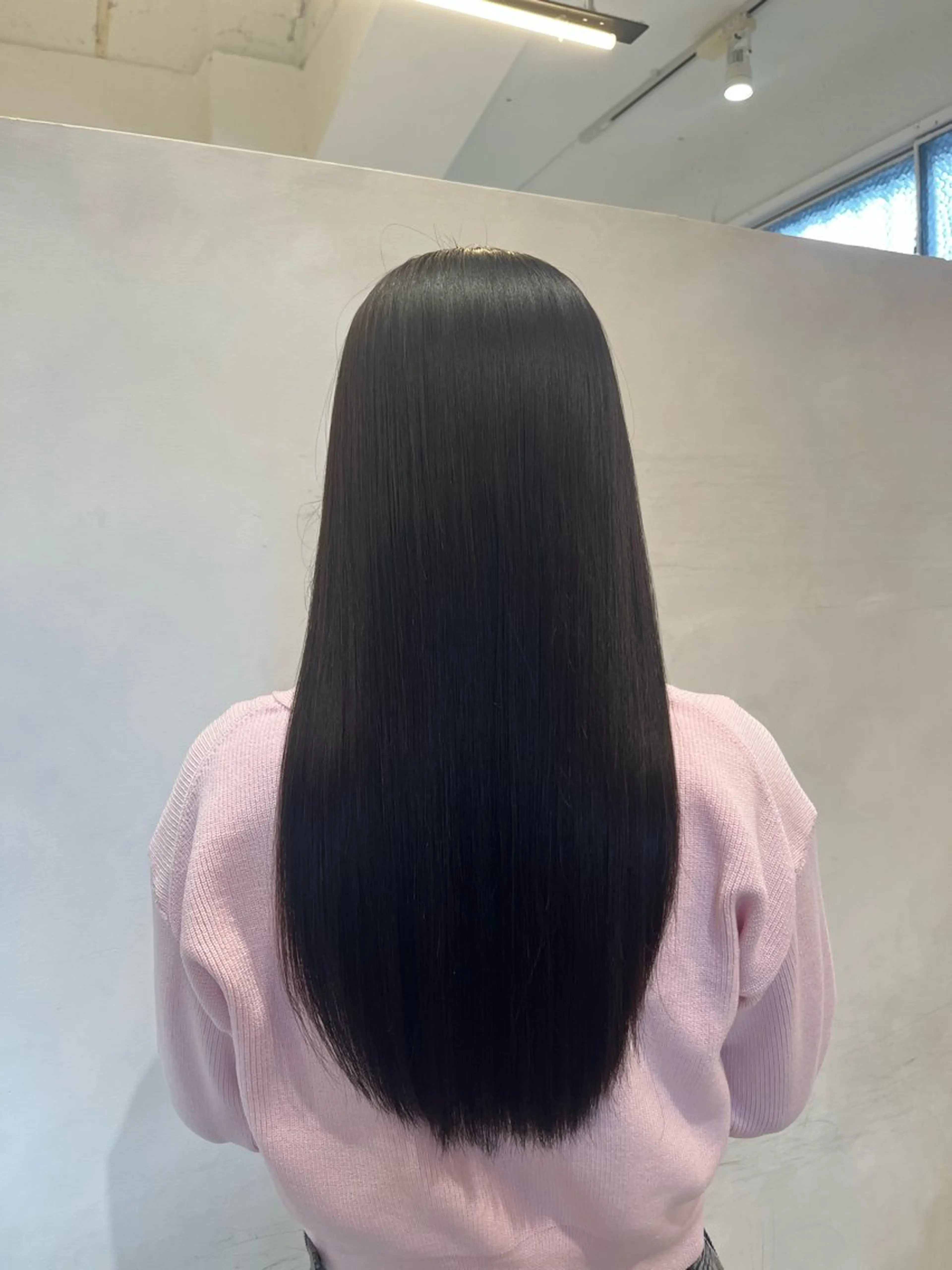 ロング 縮毛矯正 縮毛矯正 たかしま あさひのヘアスタイル
