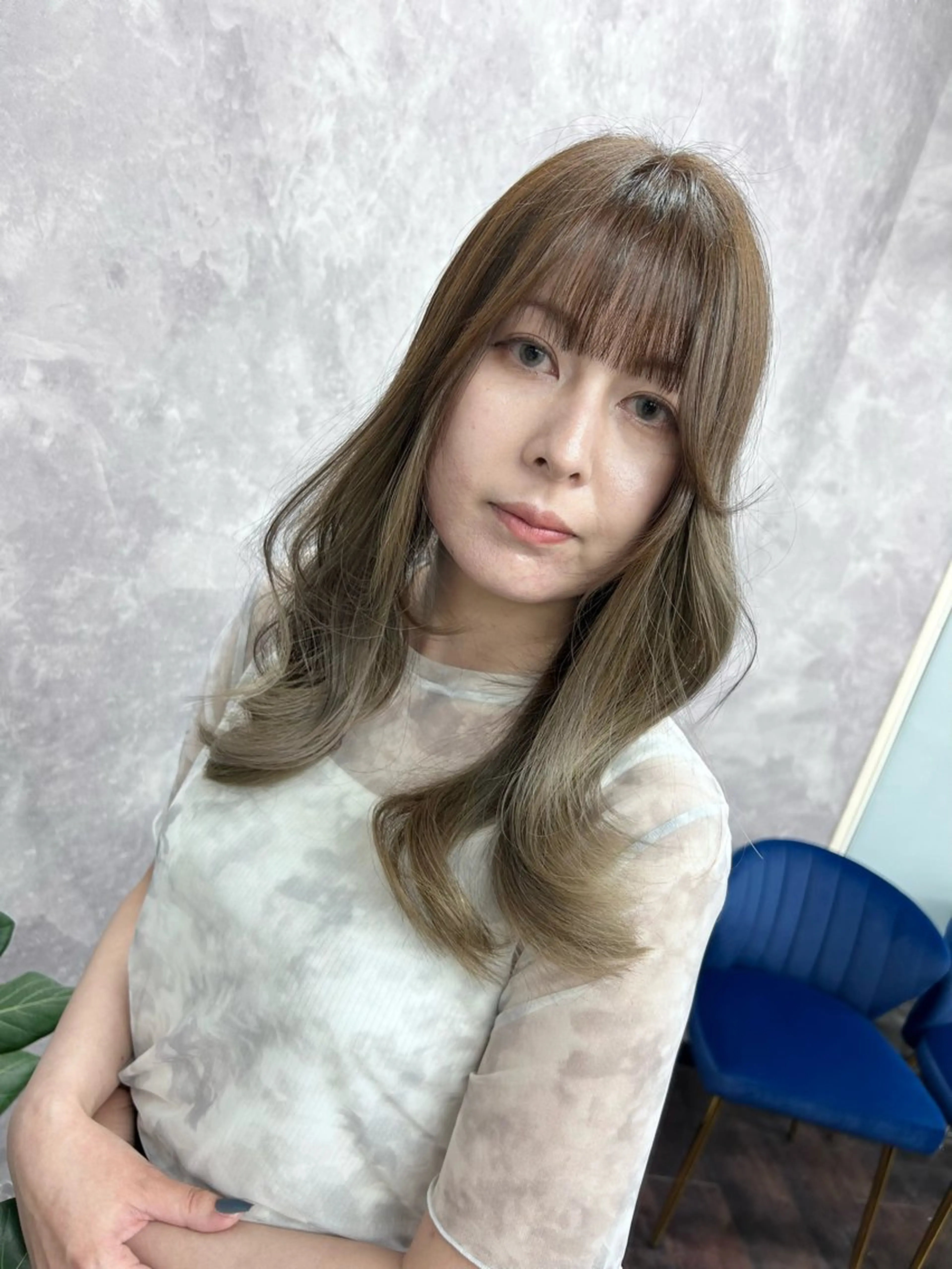 ロング レイヤーカット カット ヘアカラー AN'TIA小作所属・AN'TIA小作代表 ⭐︎kazuma⭐︎のヘアスタイル
