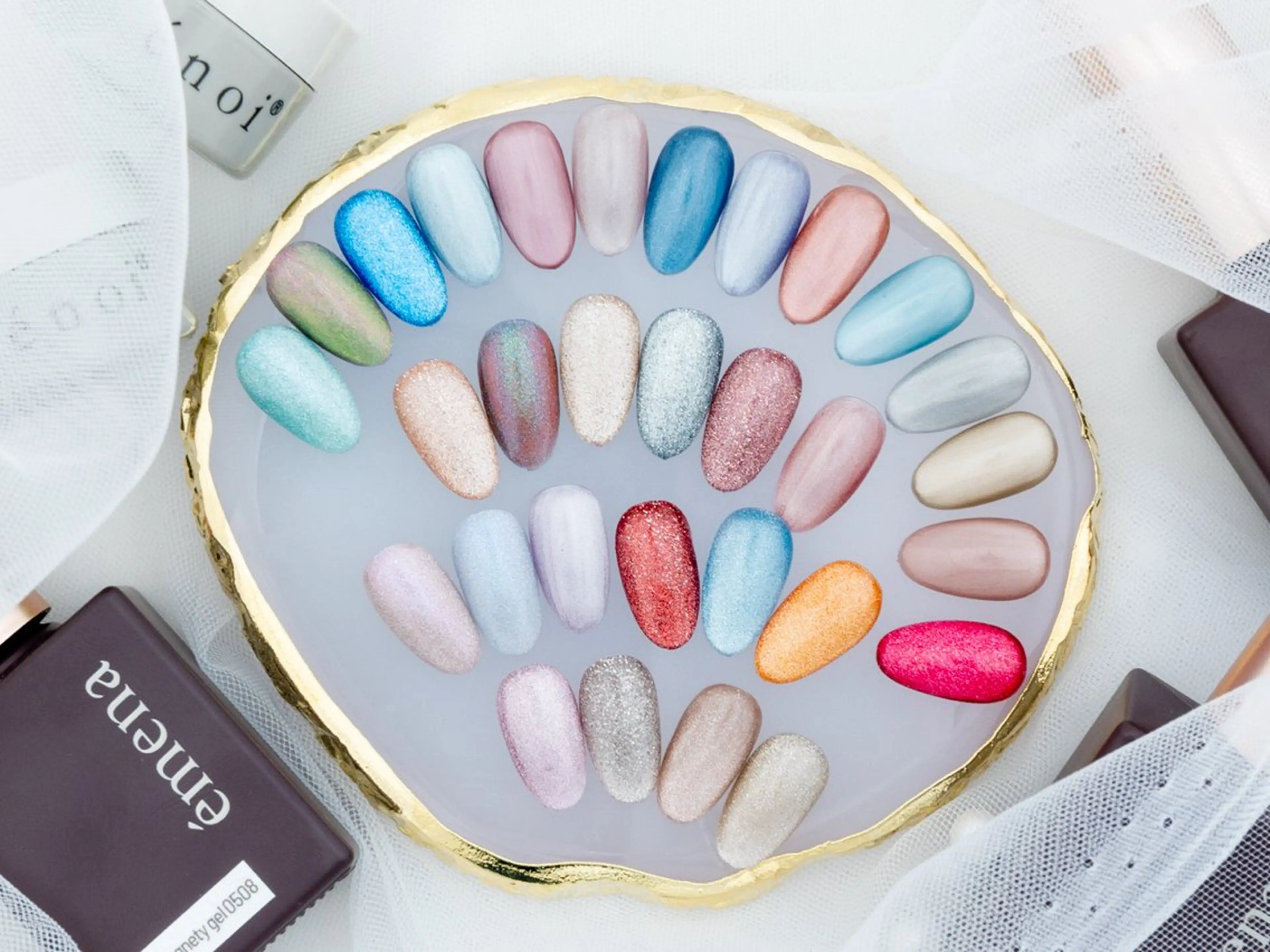 ネイル フラッシュネイル ジェルネイル マグネットネイル ニュアンスネイル パラジェル ハンドネイル Nail Neige 錦糸町所属・Nail Neige🐈🌙のネイルデザイン