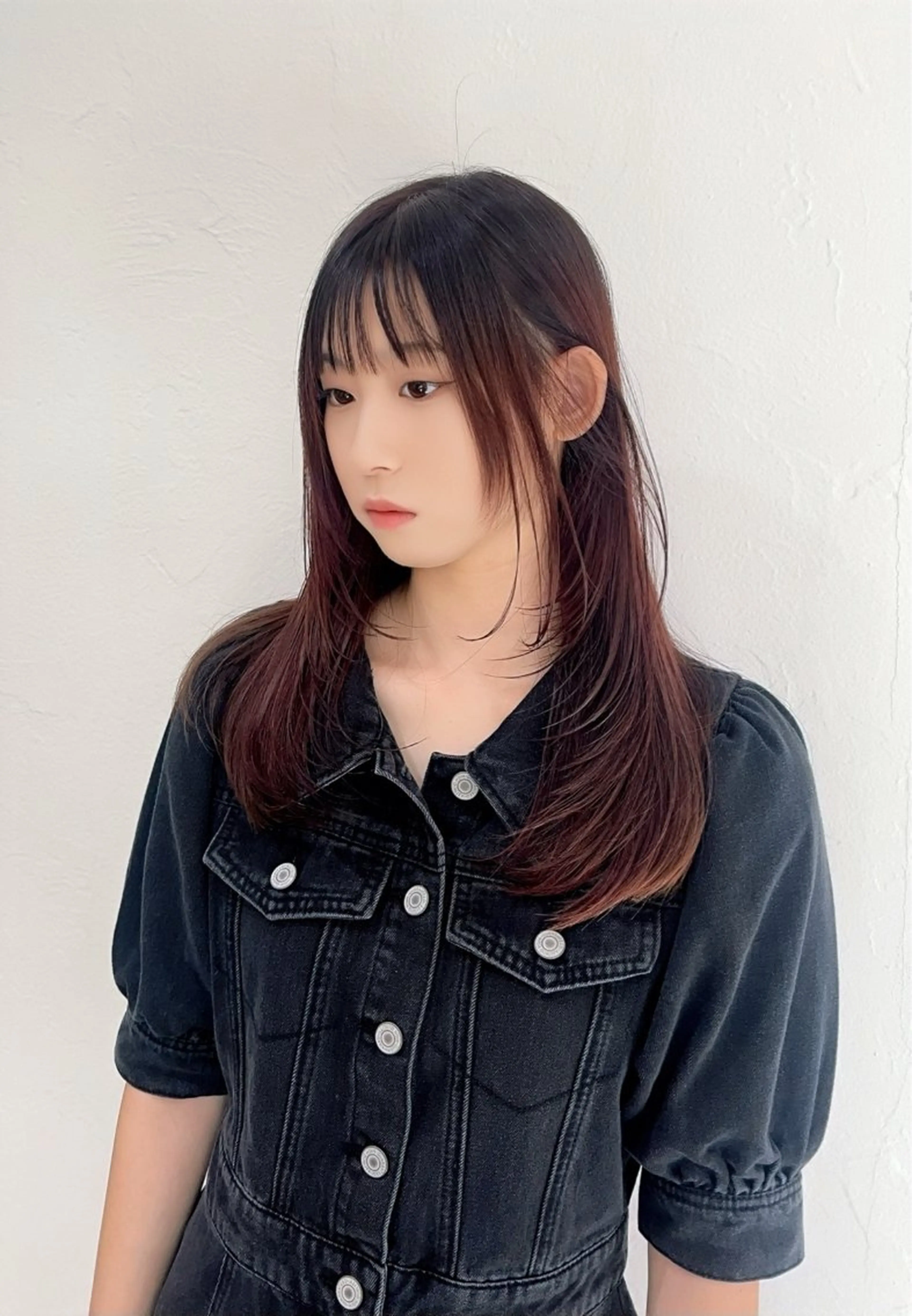 ロング カラー 近藤 若菜のヘアスタイル