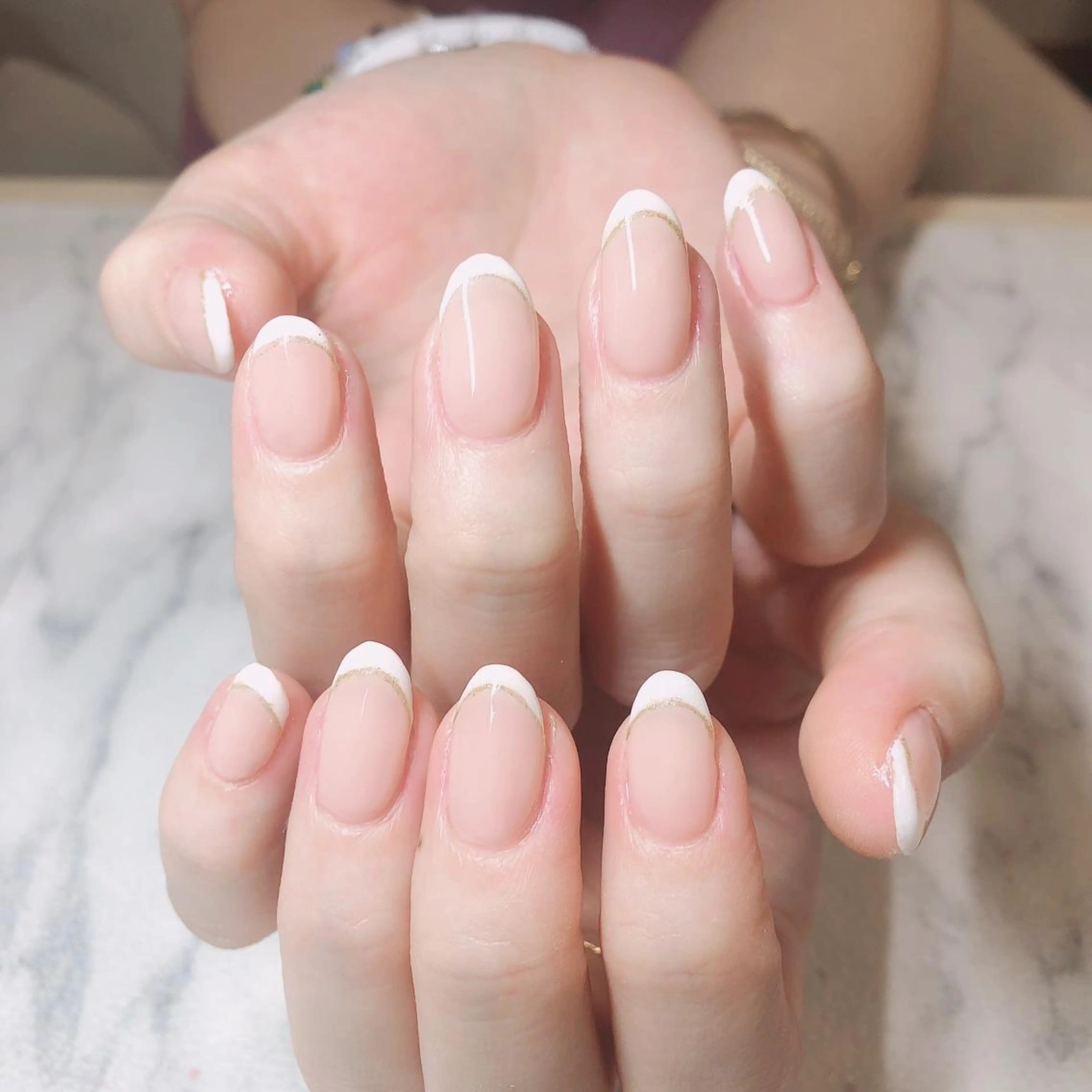 ネイル フレンチネイル Nailsalon RAVE所属・結城 怜菜のネイルデザイン