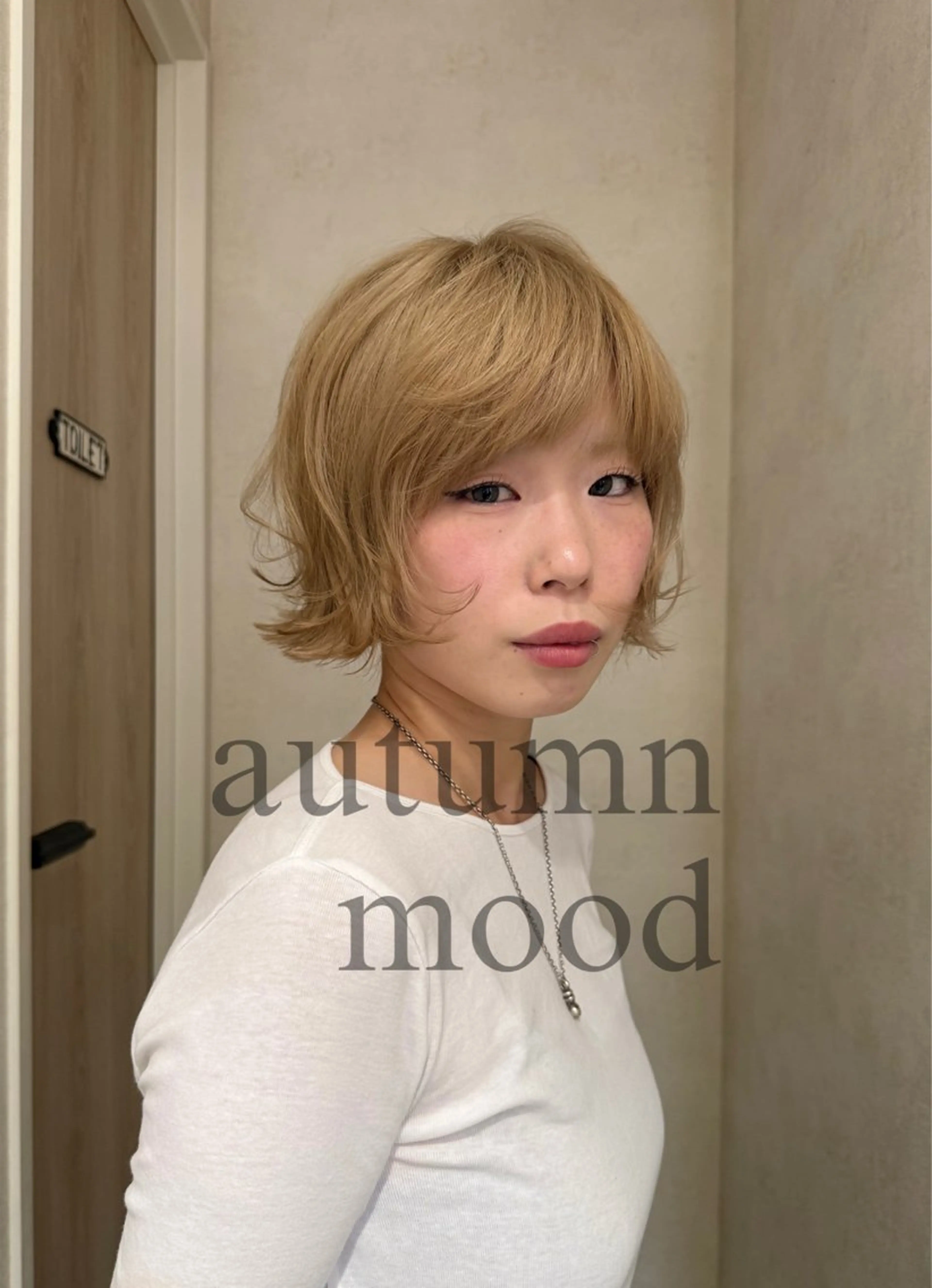 ショート ブリーチ無しW カラー🤎yuzuのヘアスタイル