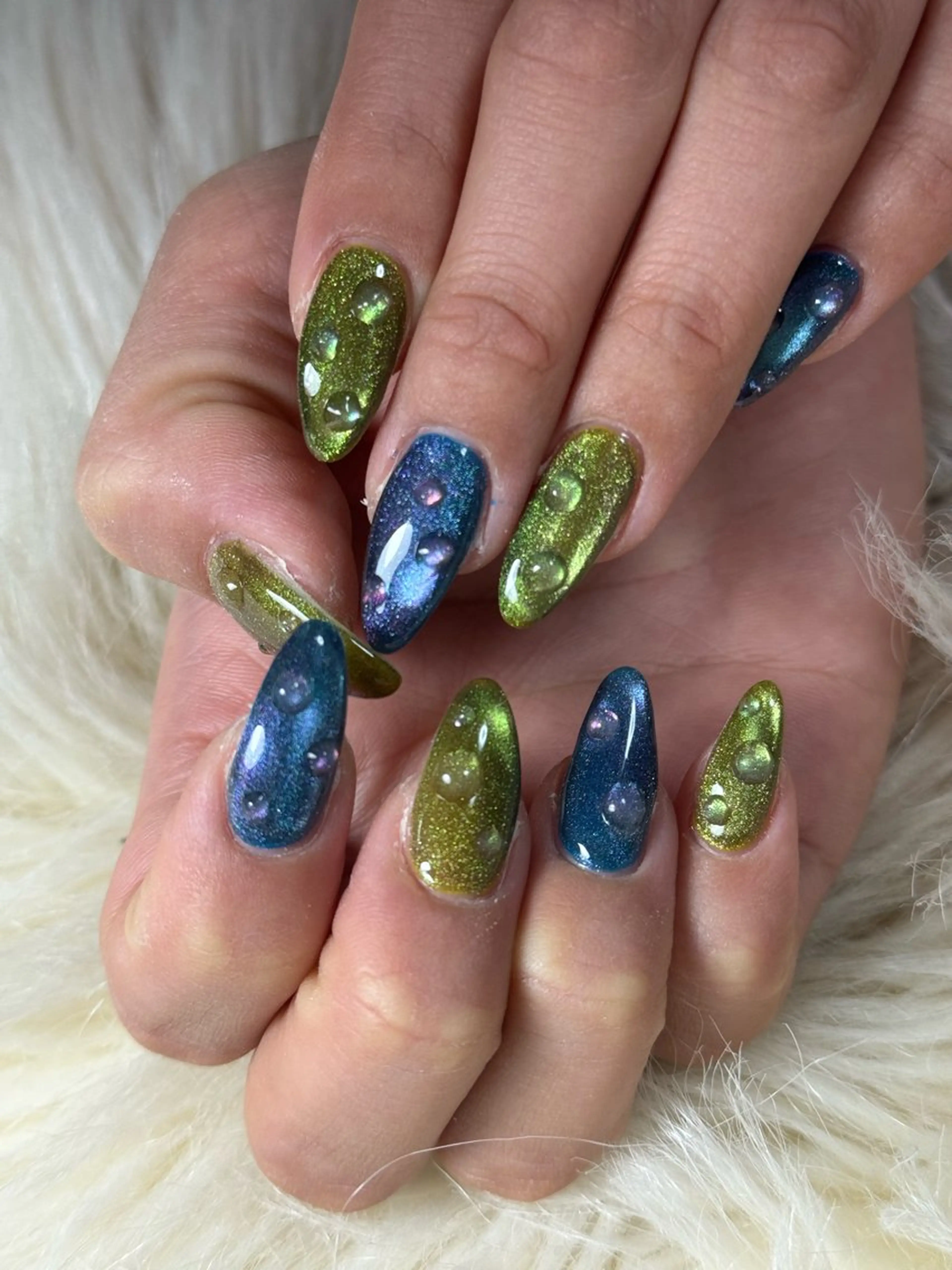 ネイル 長さ出し ジェルネイル ロングネイル マグネットネイル 持ち込み ハンドネイル flowers nailのネイルデザイン